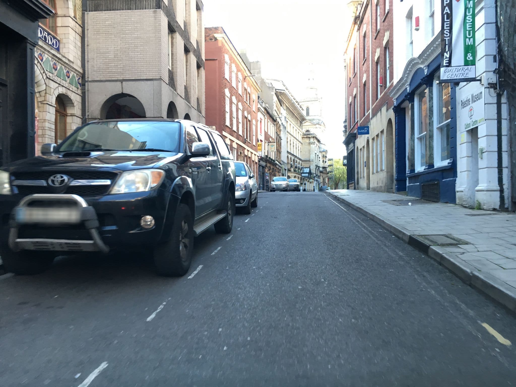 Street view near Clayton Hotel Bristol City, Bristol