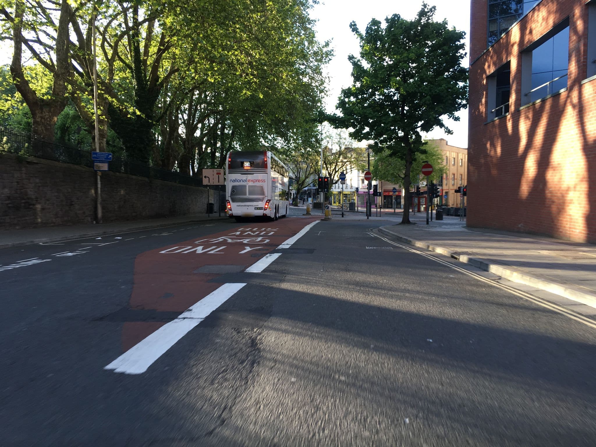 Street view near Premier Inn Bristol City Centre (Lewins Mead) hotel, Bristol