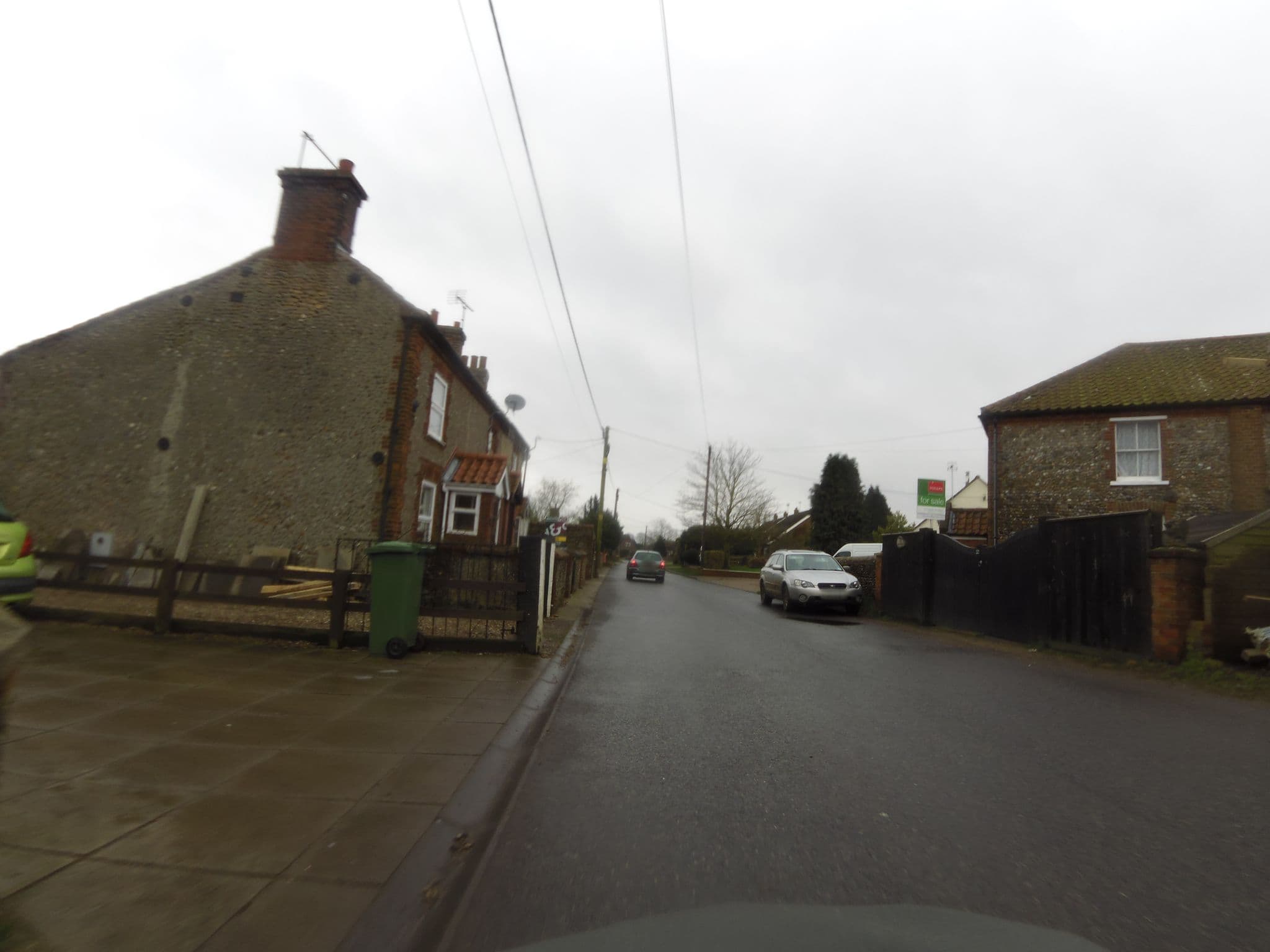 Street view near Beaconsfield Cottage, Briston — © smsm1 (CC BY-SA · Mapillary)