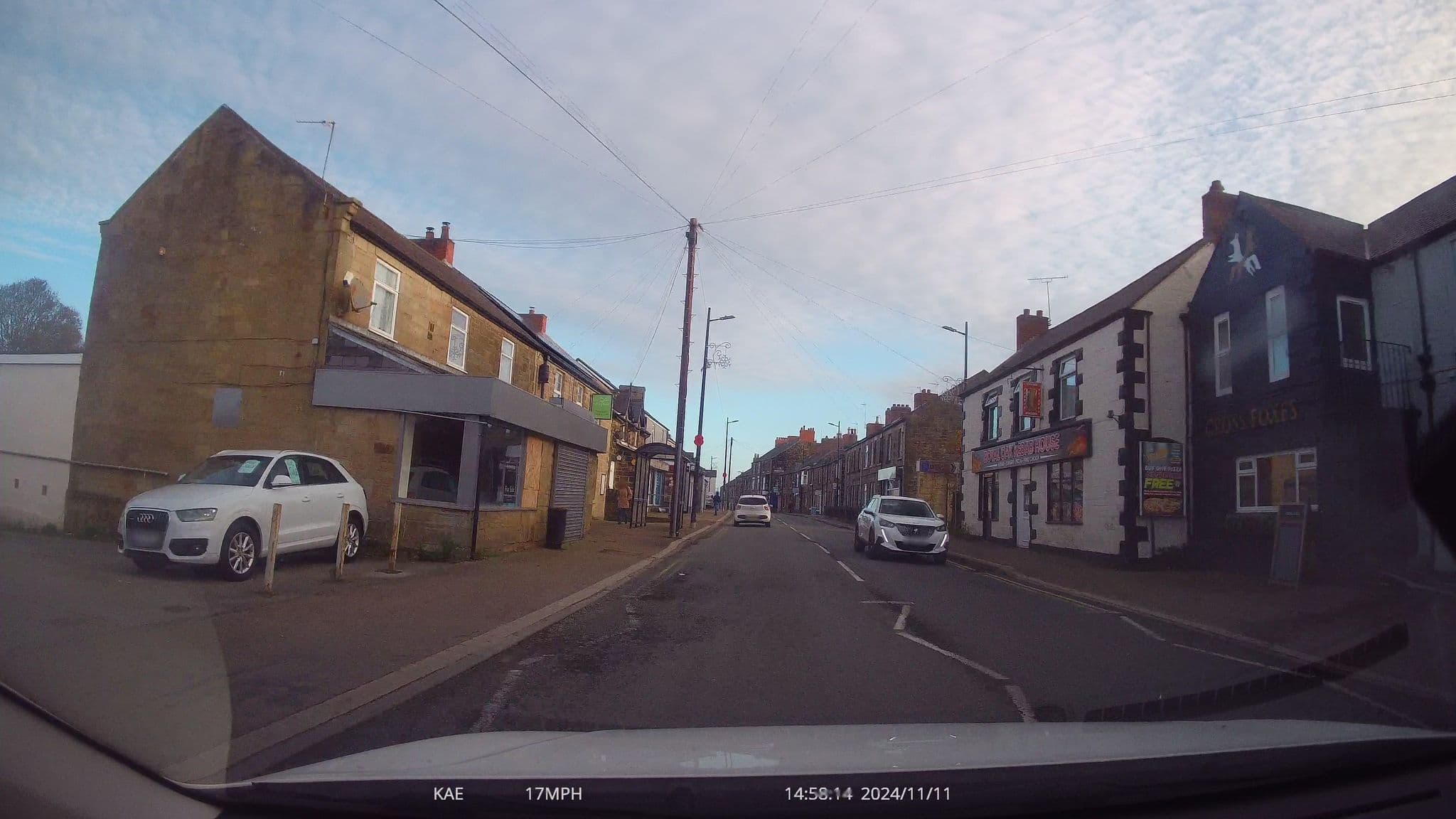 Street view near The Cross Foxes Hotel, Coedpoeth — © lamaar639 (CC BY-SA · Mapillary)