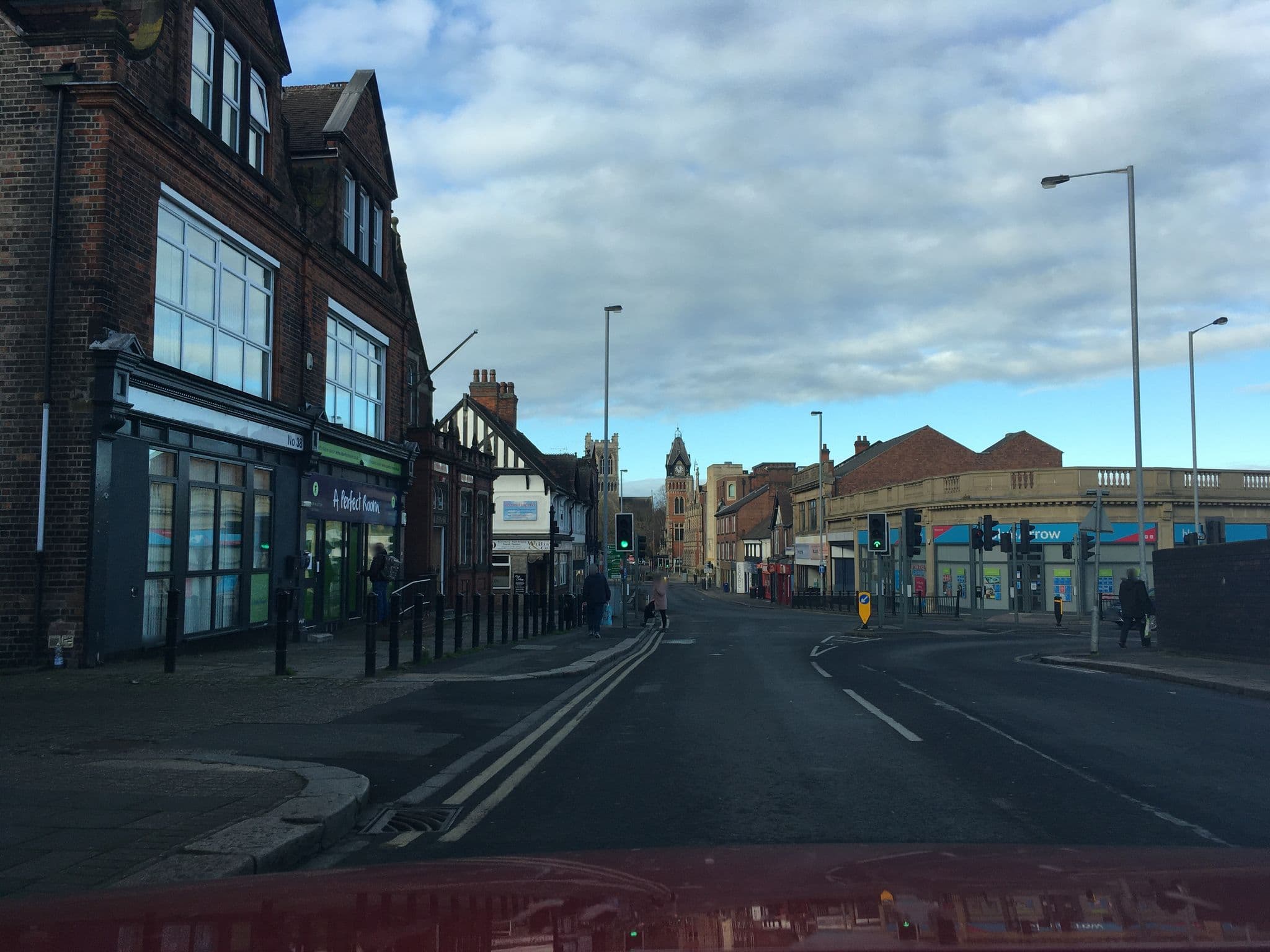 Street view near A Perfect Room, Burton upon Trent — © southglos (CC BY-SA · Mapillary)