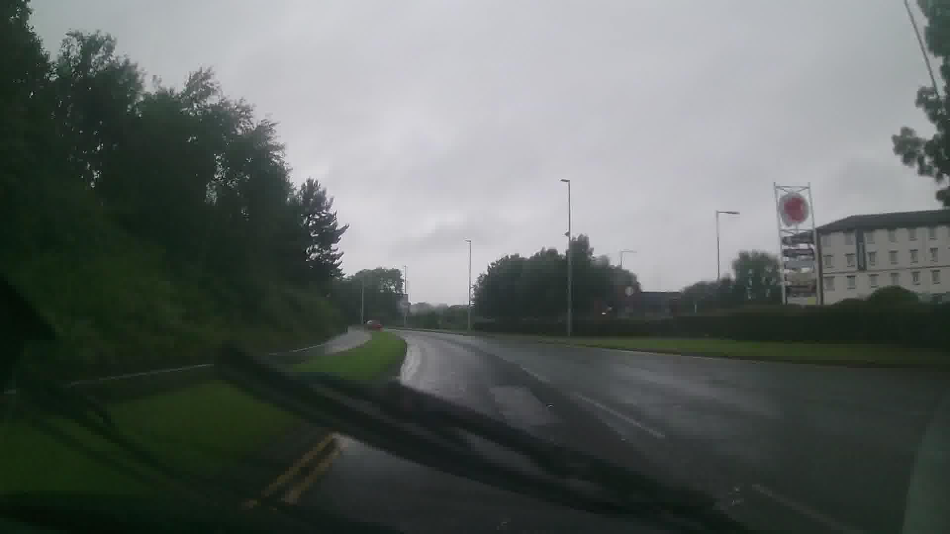 Street view near Travelodge Warrington Gemini, Burtonwood — © trigpoint (CC BY-SA · Mapillary)