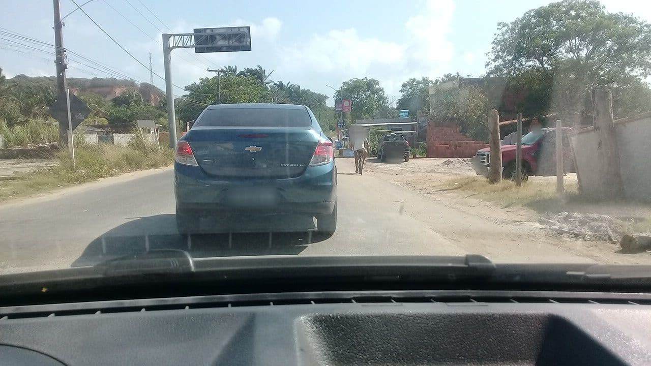 Street view near Pousada Orange do Sol, Ilha de Itamaracá — © raphaelmirc2022 (CC BY-SA · Mapillary)