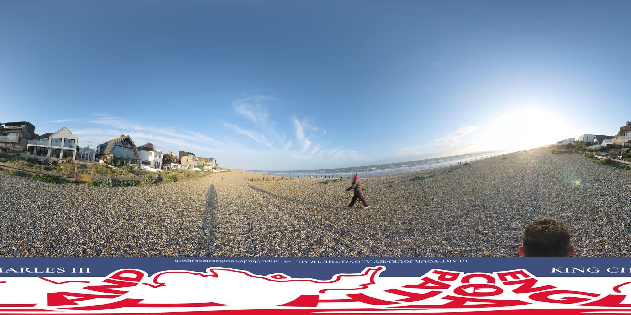 Street view near Casa Blanca Beach House, Camber — © EnglandCoastPath (CC BY-SA · Mapillary)