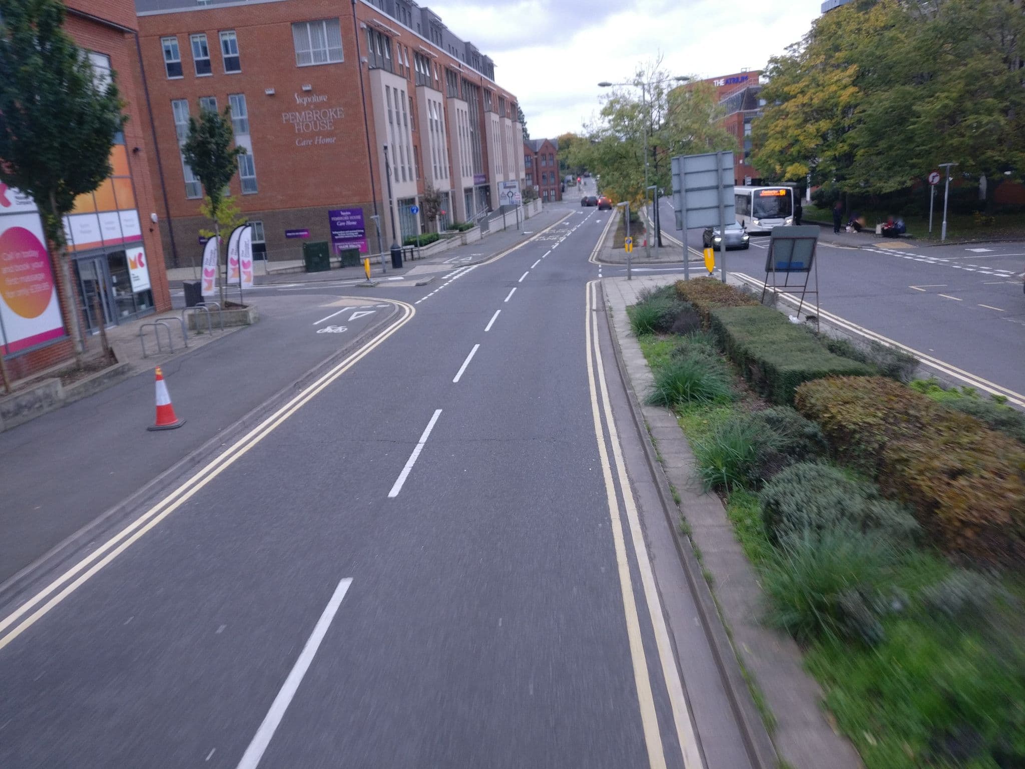 Street view near Travelodge Camberley Central, Camberley — © jpennycook (CC BY-SA · Mapillary)