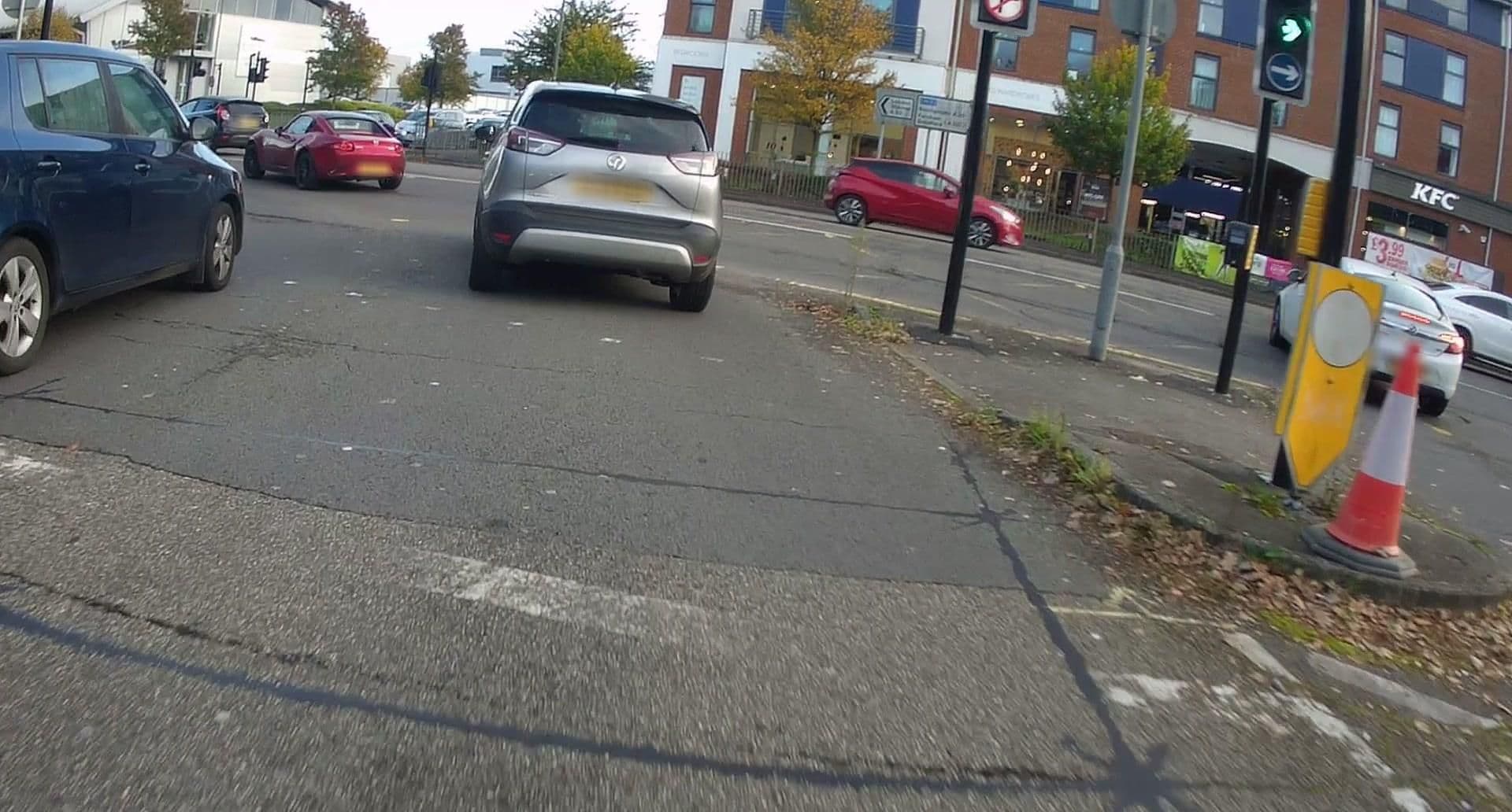 Street view near Travelodge Camberley, Camberley — © jpennycook (CC BY-SA · Mapillary)