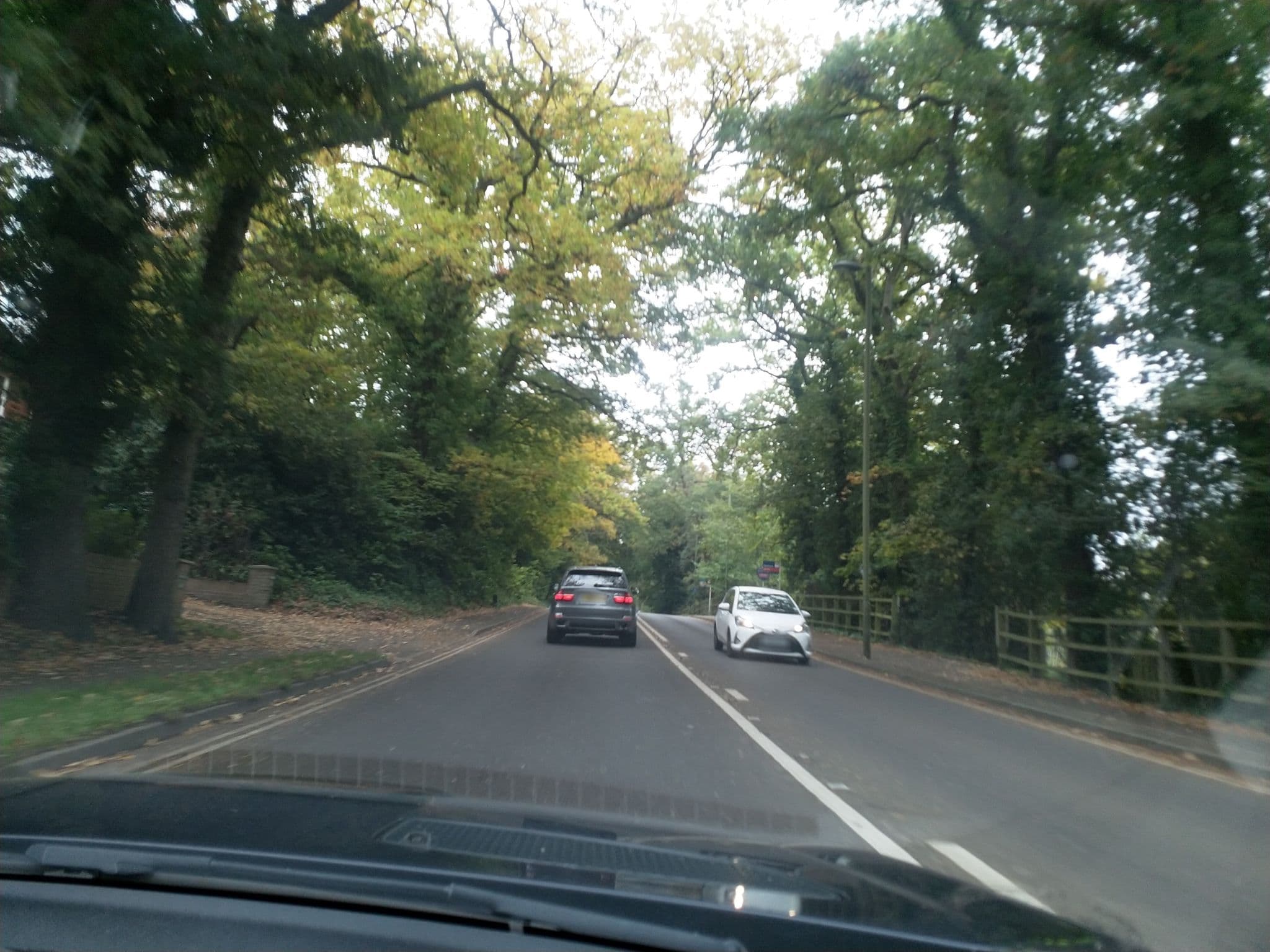 Street view near Hazel Lodge Hotel, Camberley — © laye (CC BY-SA · Mapillary)