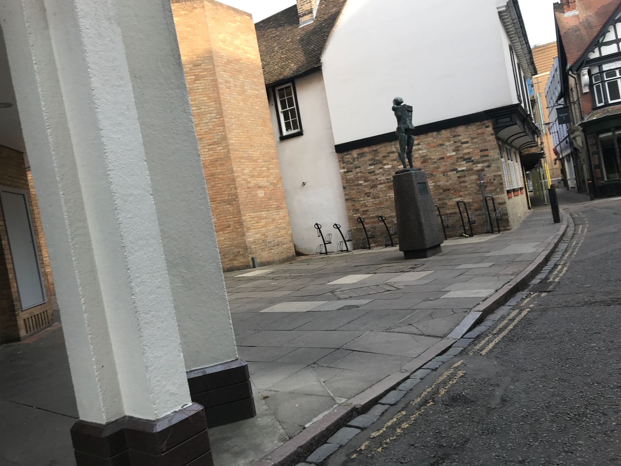 Street view near Premier Inn Cambridge City Centre (Corn Exchange/Lion Yard), Cambridge — © cyclestreets (CC BY-SA · Mapillary)