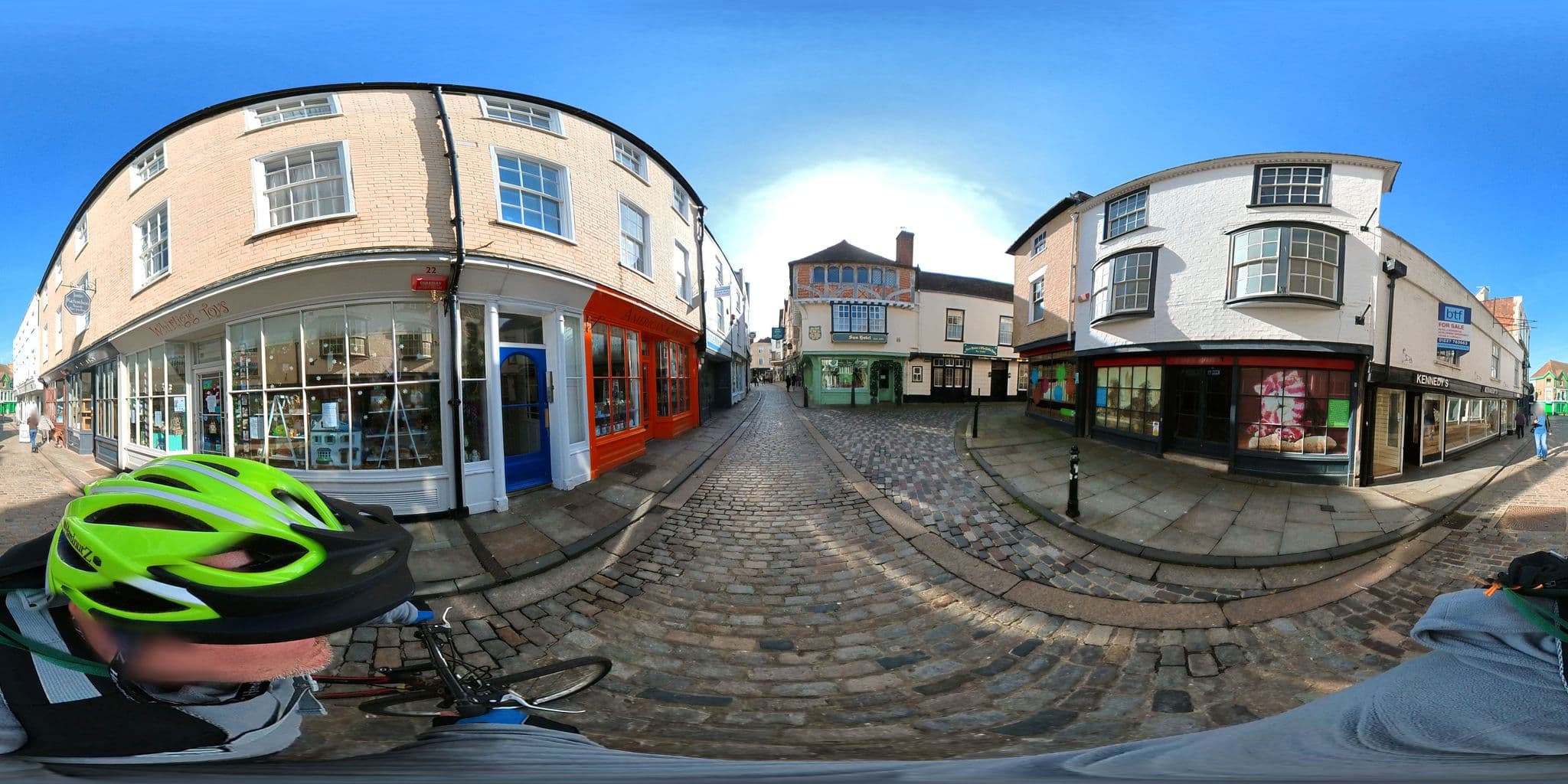 Street view near The Sun Hotel, Canterbury — © jkingsleya (CC BY-SA · Mapillary)