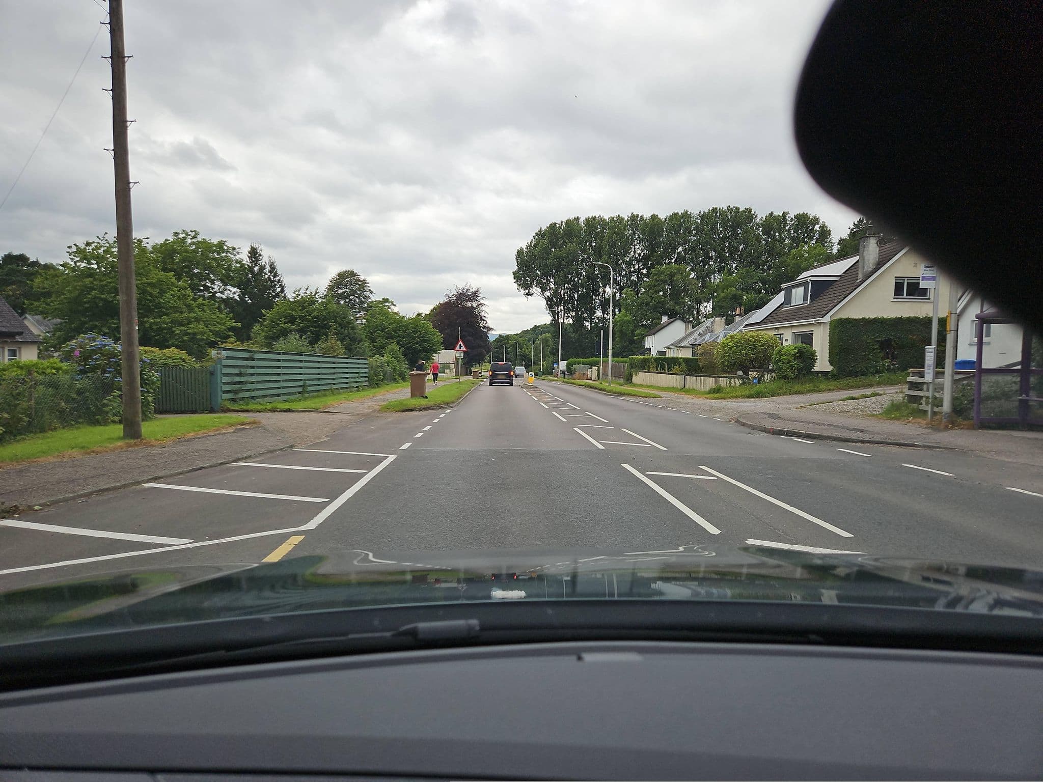 Street view near Corpach Hotel, Caol