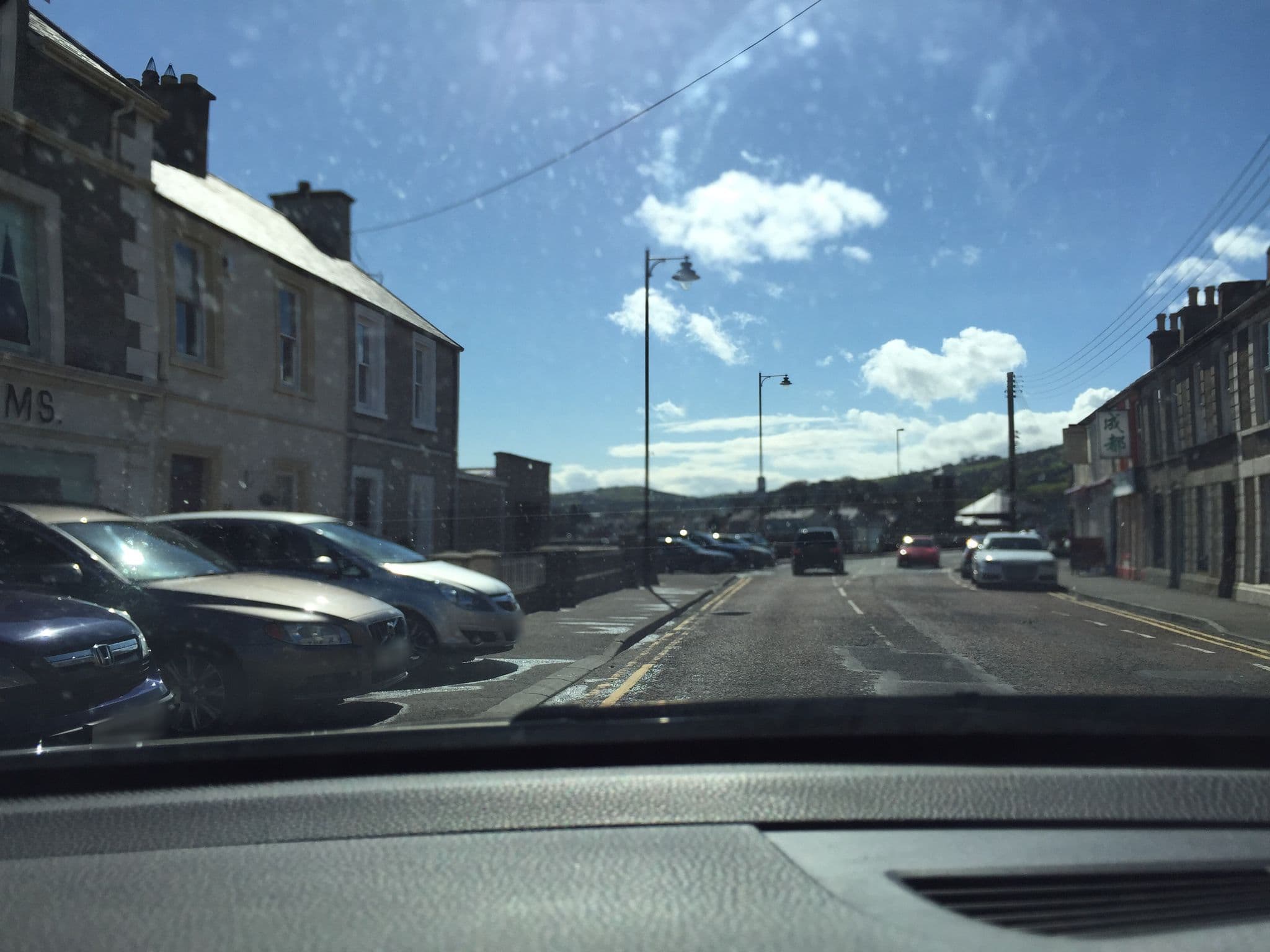 Street view near The Bridge Inn (McAuley's), Carnlough — © mackerski (CC BY-SA · Mapillary)
