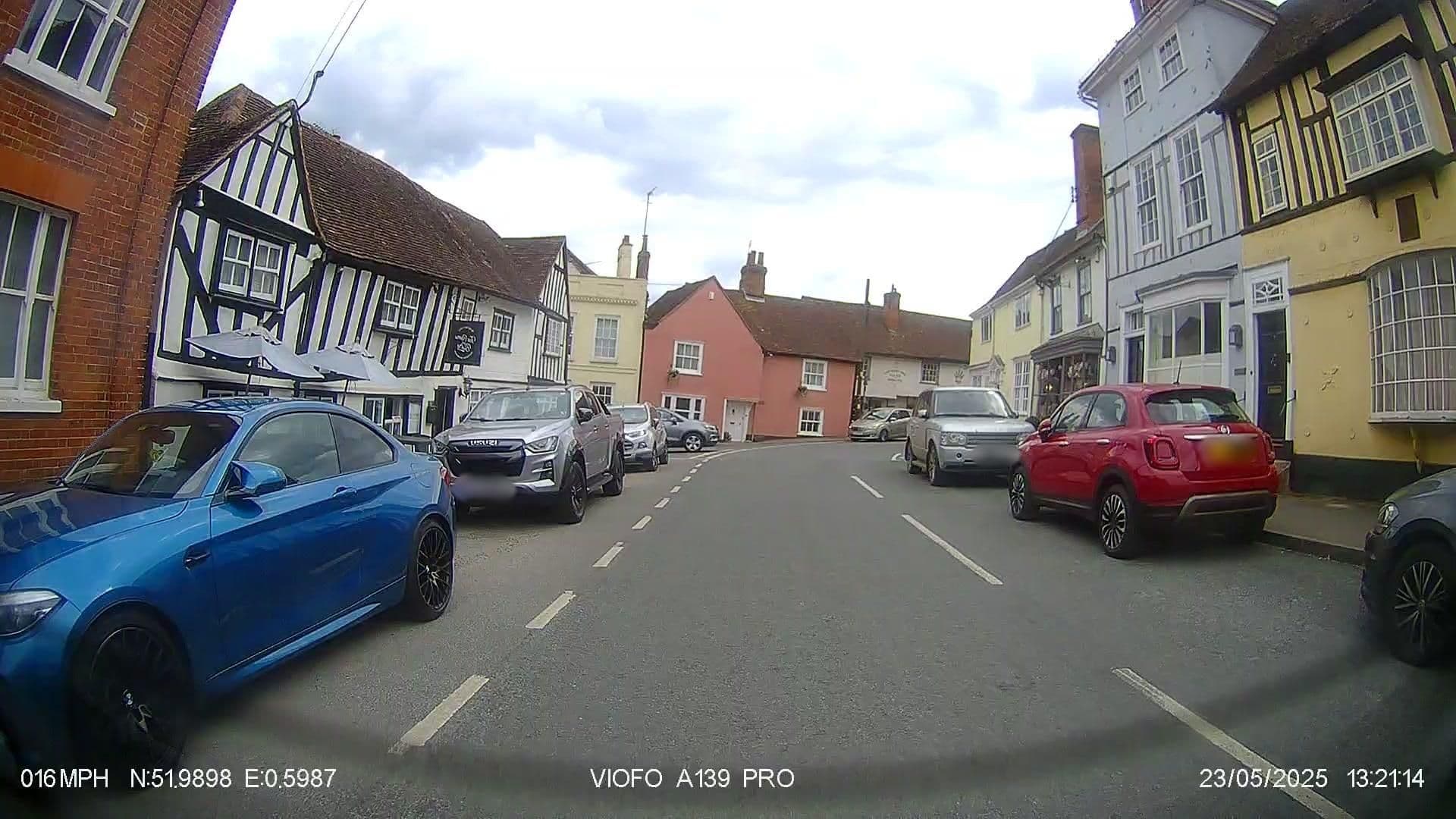 Street view near The Bell Inn, Castle Hedingham, Castle Hedingham — © IpswichEdits (CC BY-SA · Mapillary)
