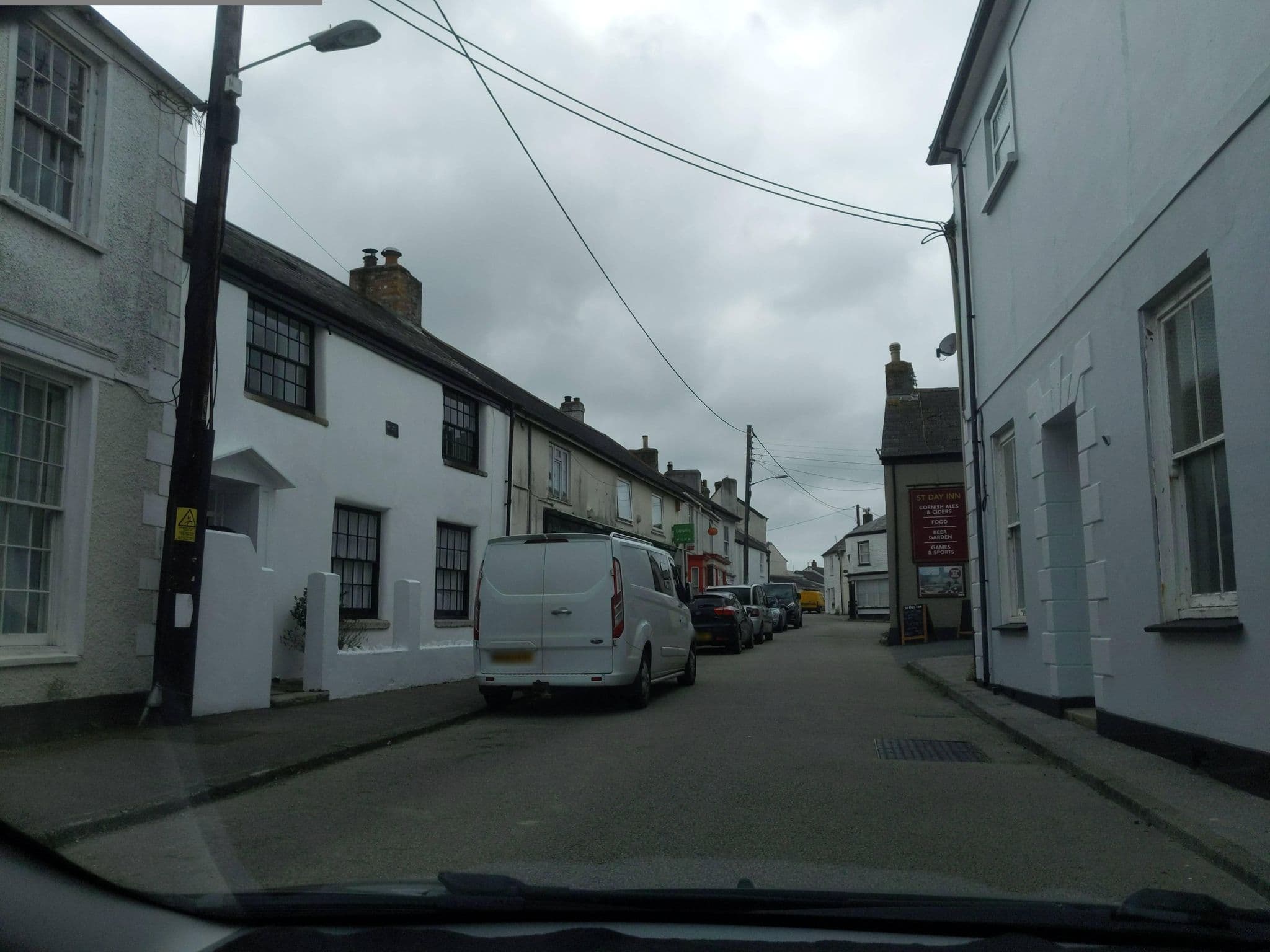 Street view near Carew House Cottage, Chacewater — © WaggyDog (CC BY-SA · Mapillary)