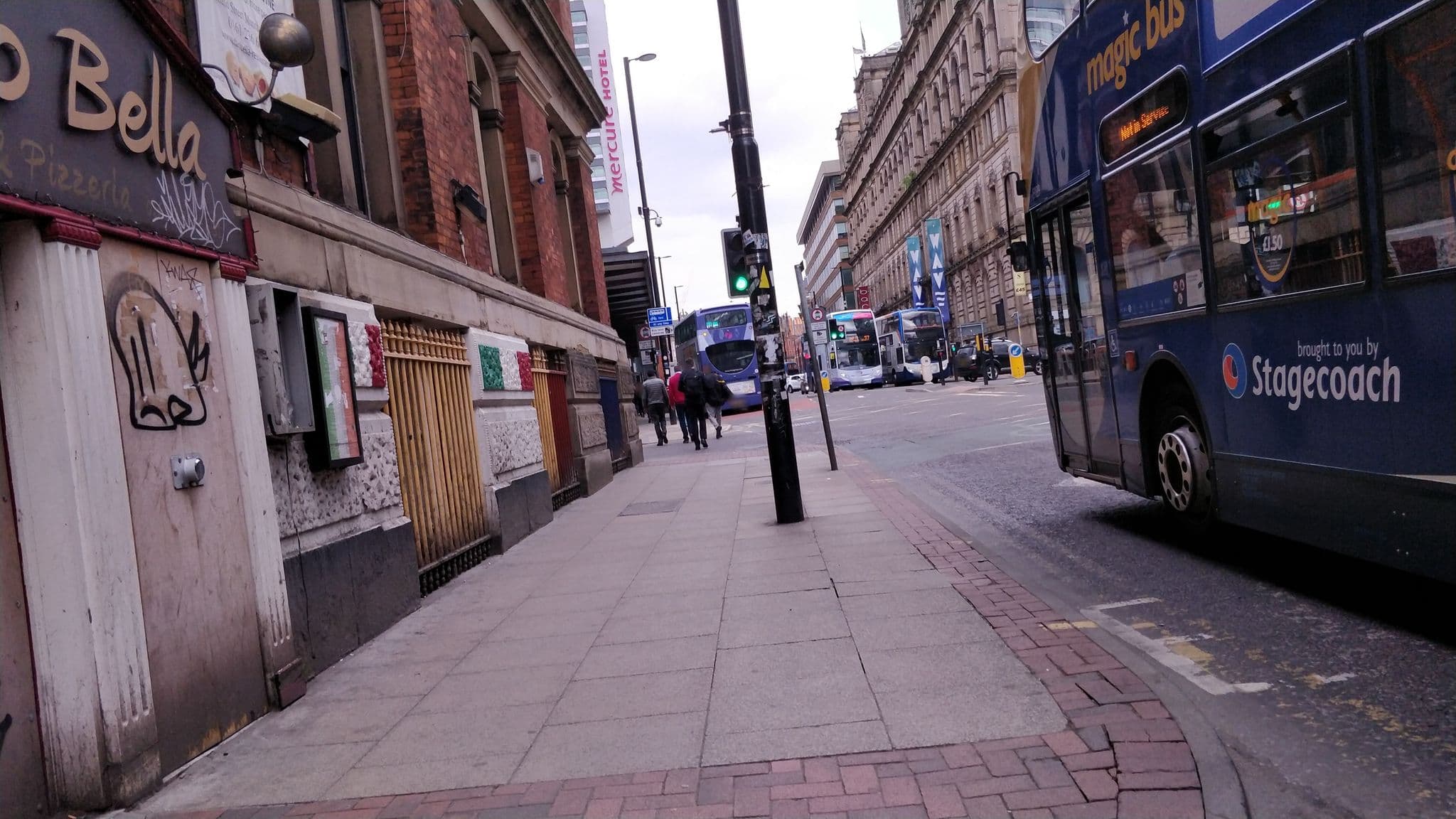 Street view near Jupiter Hotels, Manchester — © ula96 (CC BY-SA · Mapillary)