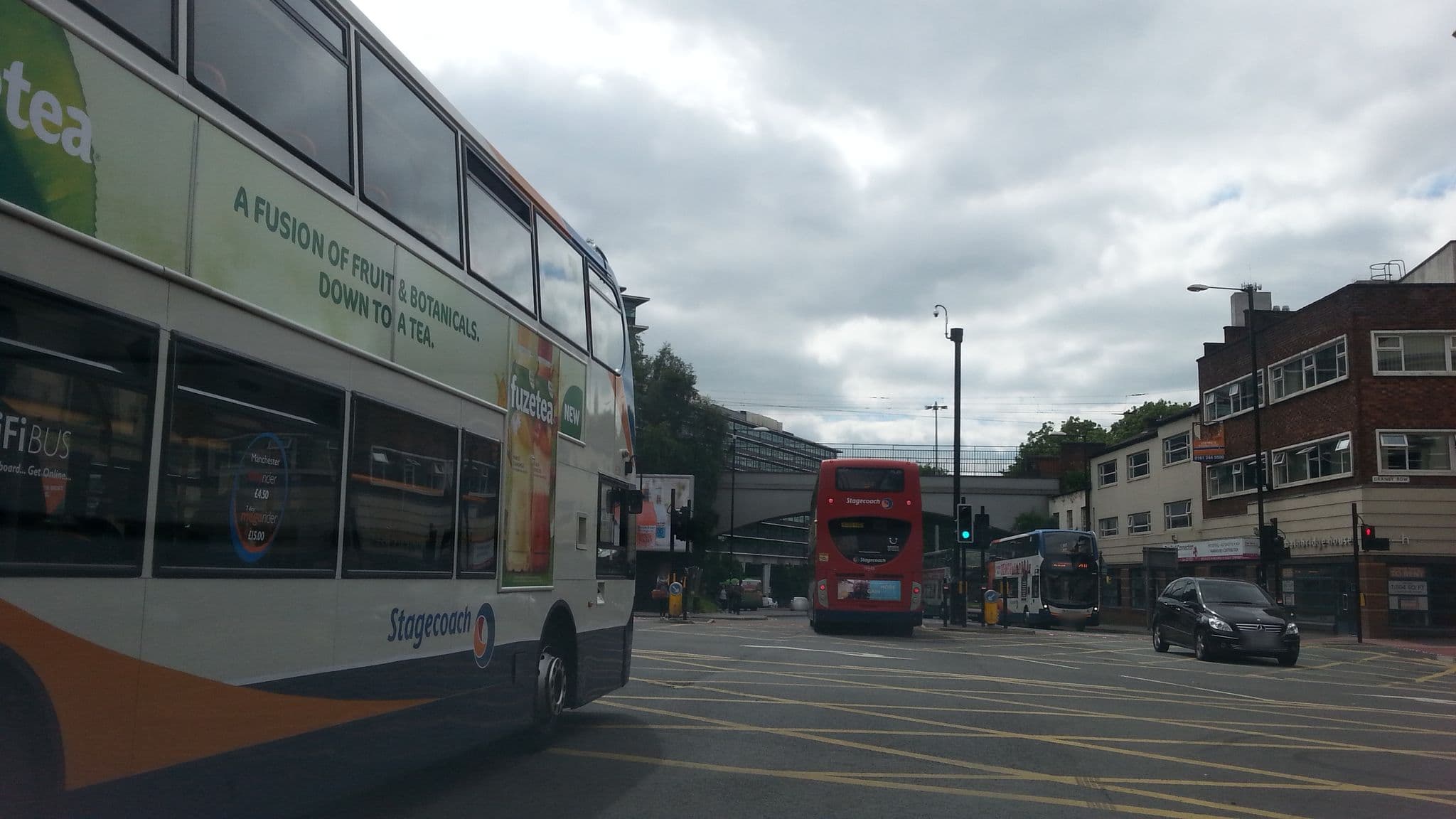 Street view near Rahman Hostel - Manchester, Manchester — © adam2 (CC BY-SA · Mapillary)