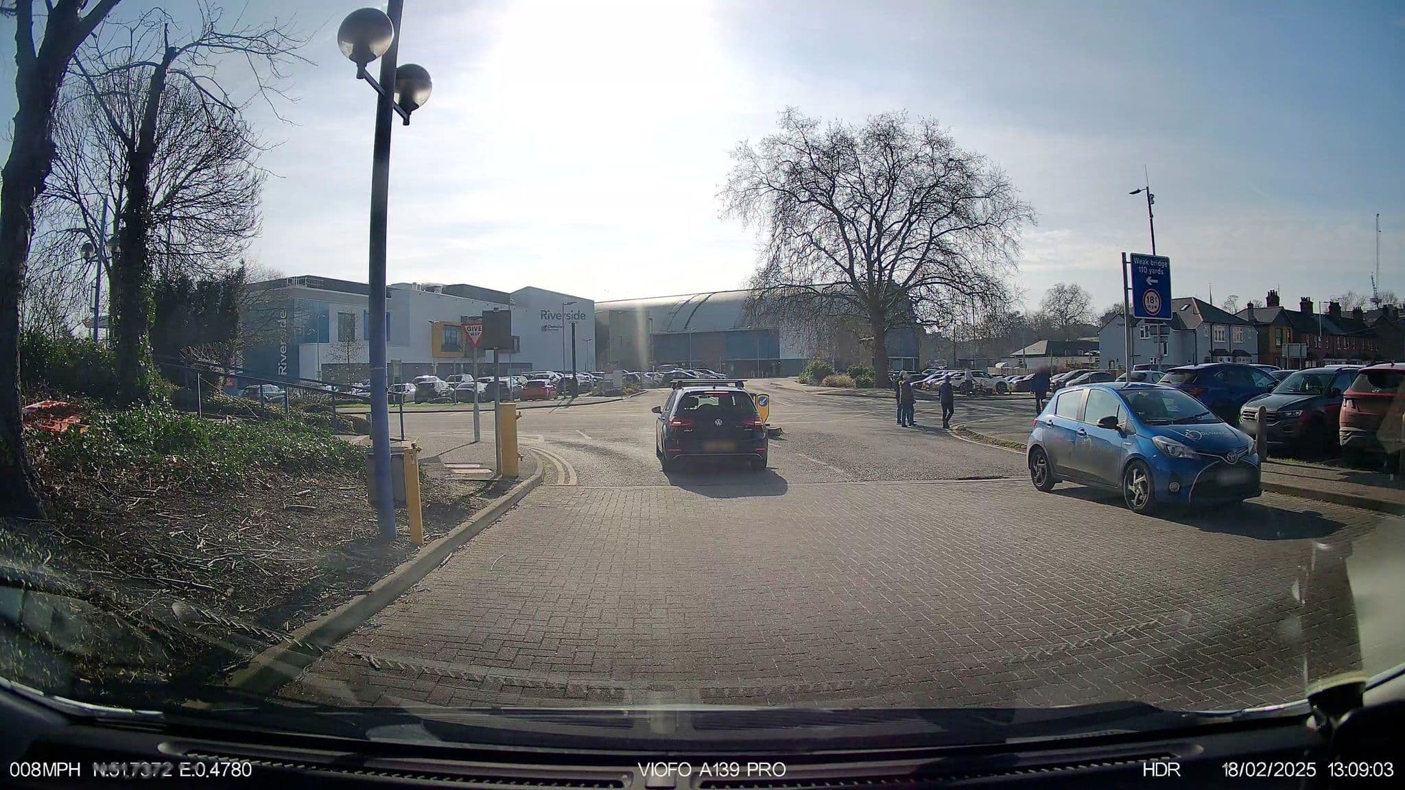 Street view near Riverside Inn, Chelmsford — © IpswichEdits (CC BY-SA · Mapillary)