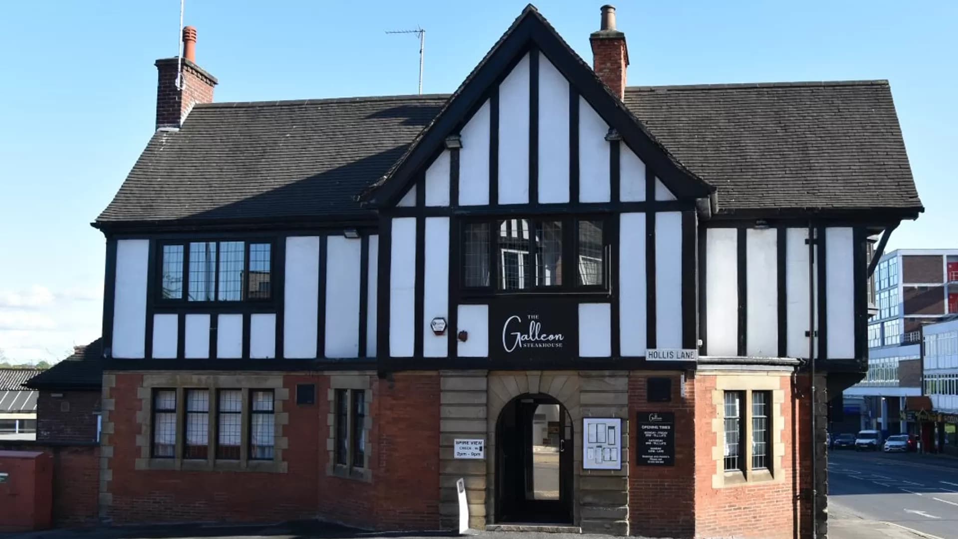 Spire View at the Galleon restaurant, Chesterfield