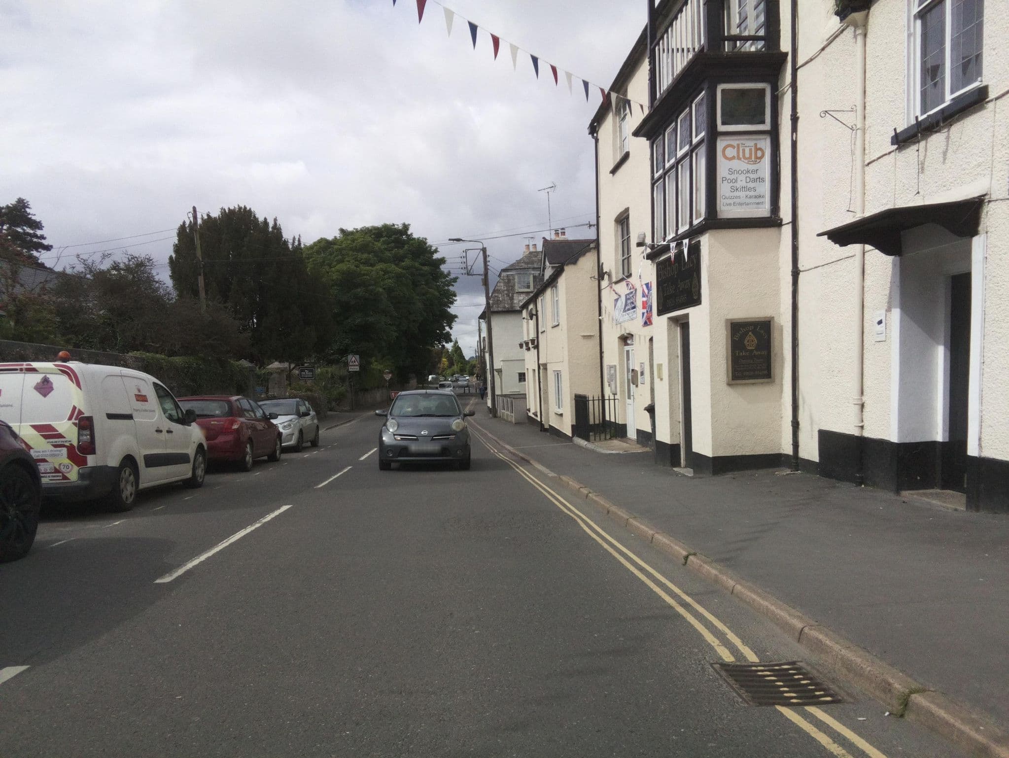 Street view near The Bishop Lacy Inn, Chudleigh — © southglos (CC BY-SA · Mapillary)