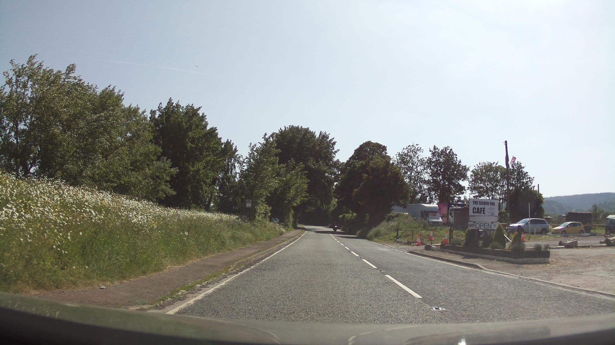 Street view near The Silver Fox Café, Cinderford — © southglos (CC BY-SA · Mapillary)