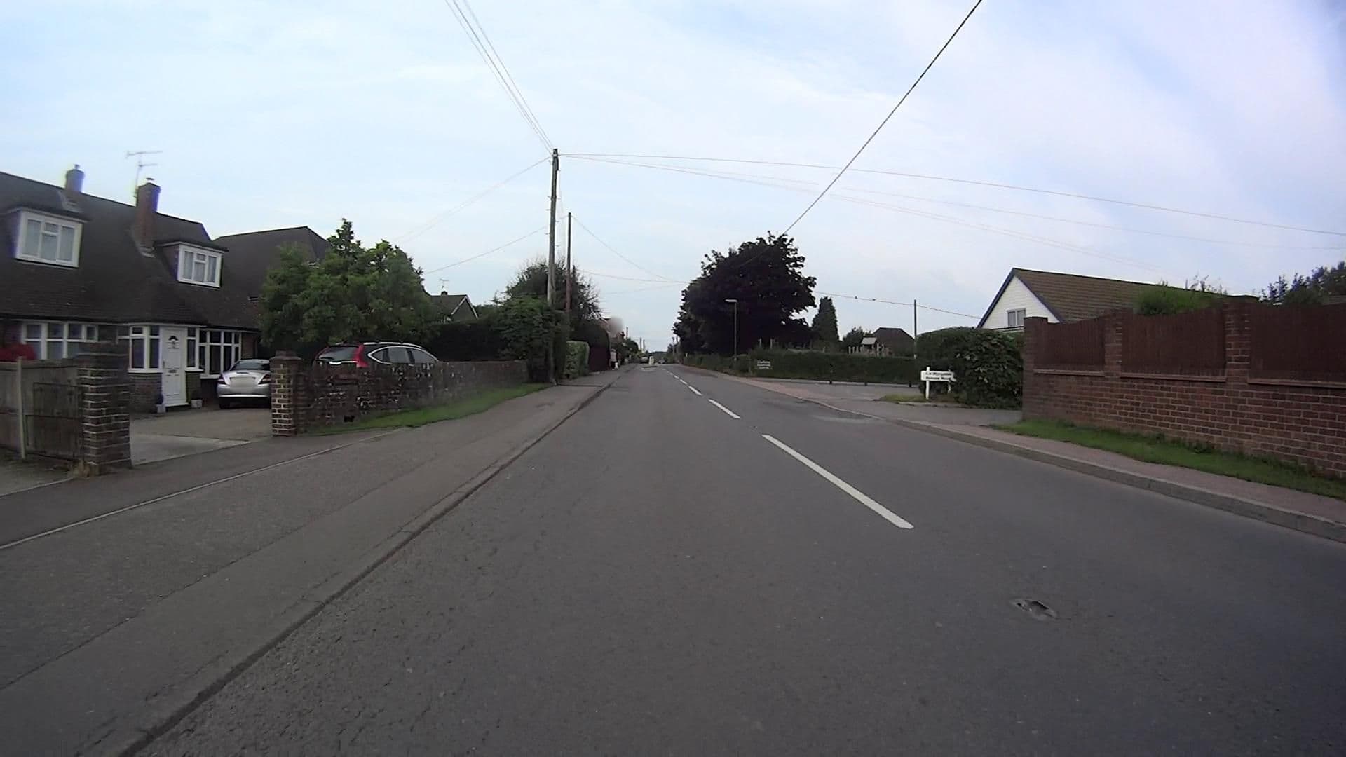 Street view near Copthorne Village Hall, Copthorne — © daveemtb (CC BY-SA · Mapillary)