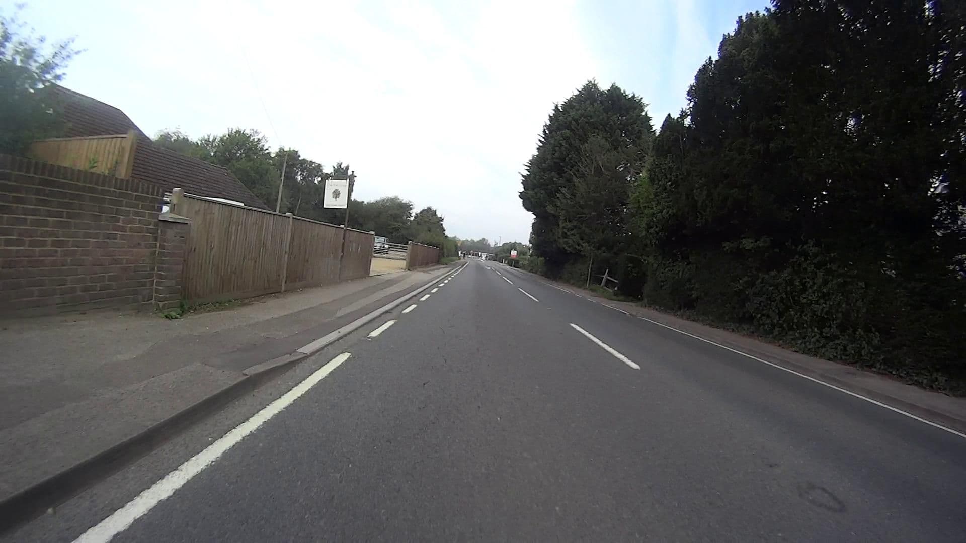 Street view near Oak Tree Lodge and Parking, Copthorne — © daveemtb (CC BY-SA · Mapillary)