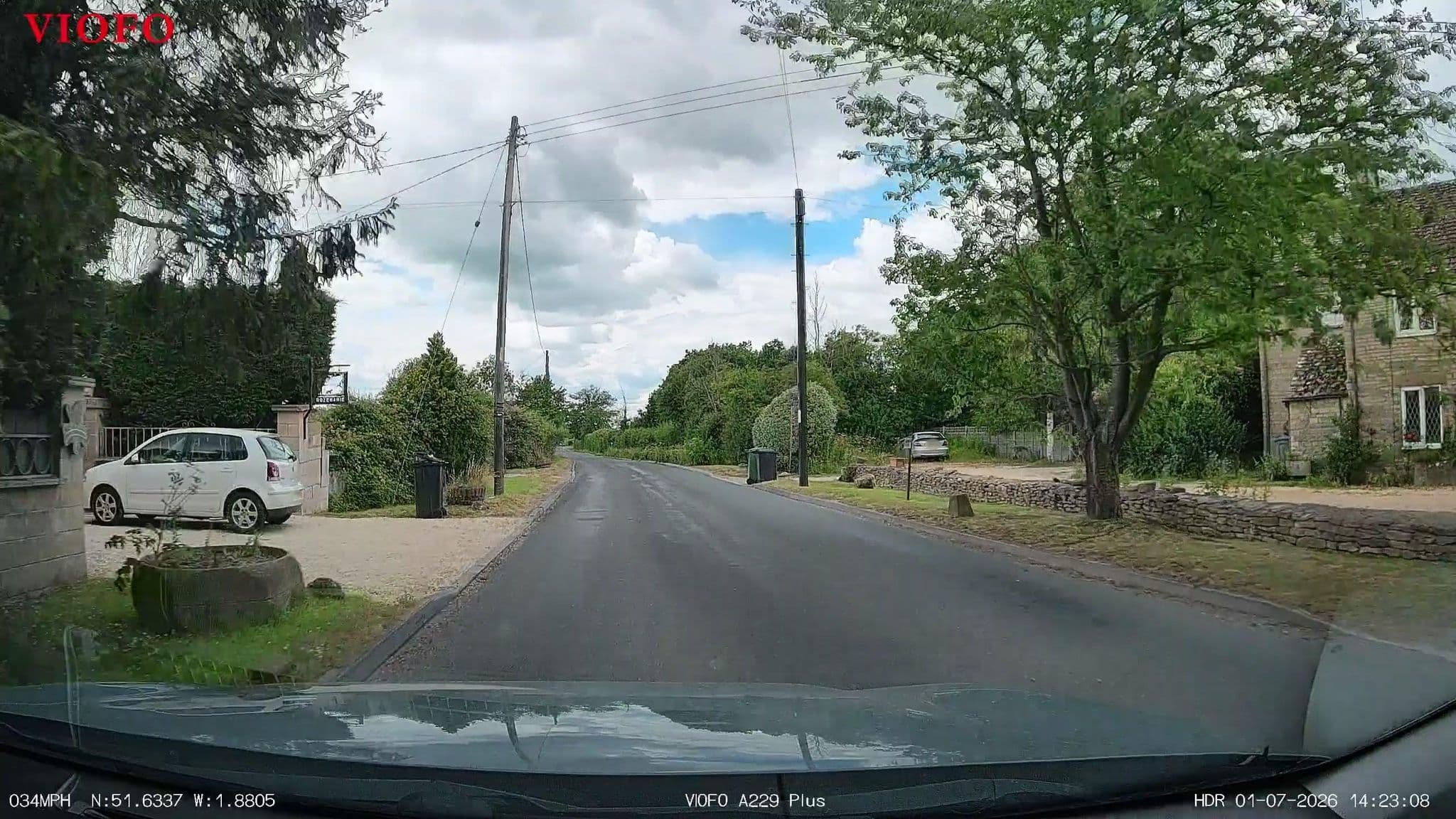 Street view near Upper Chelworth Farm, Cricklade — © RyanBush (CC BY-SA · Mapillary)
