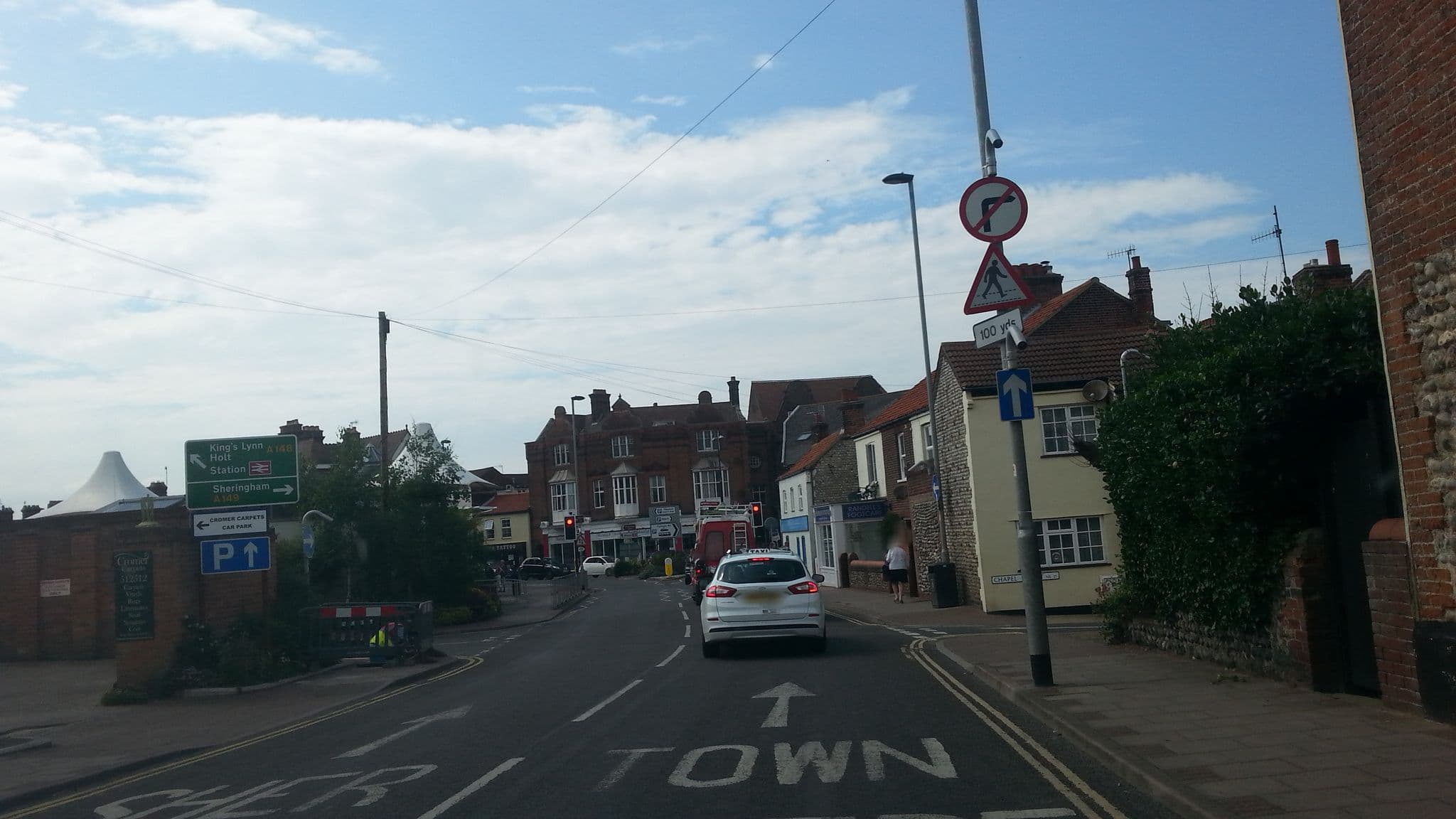 Street view near Seaside Bliss Retreat in Cromer, Cromer — © adam2 (CC BY-SA · Mapillary)