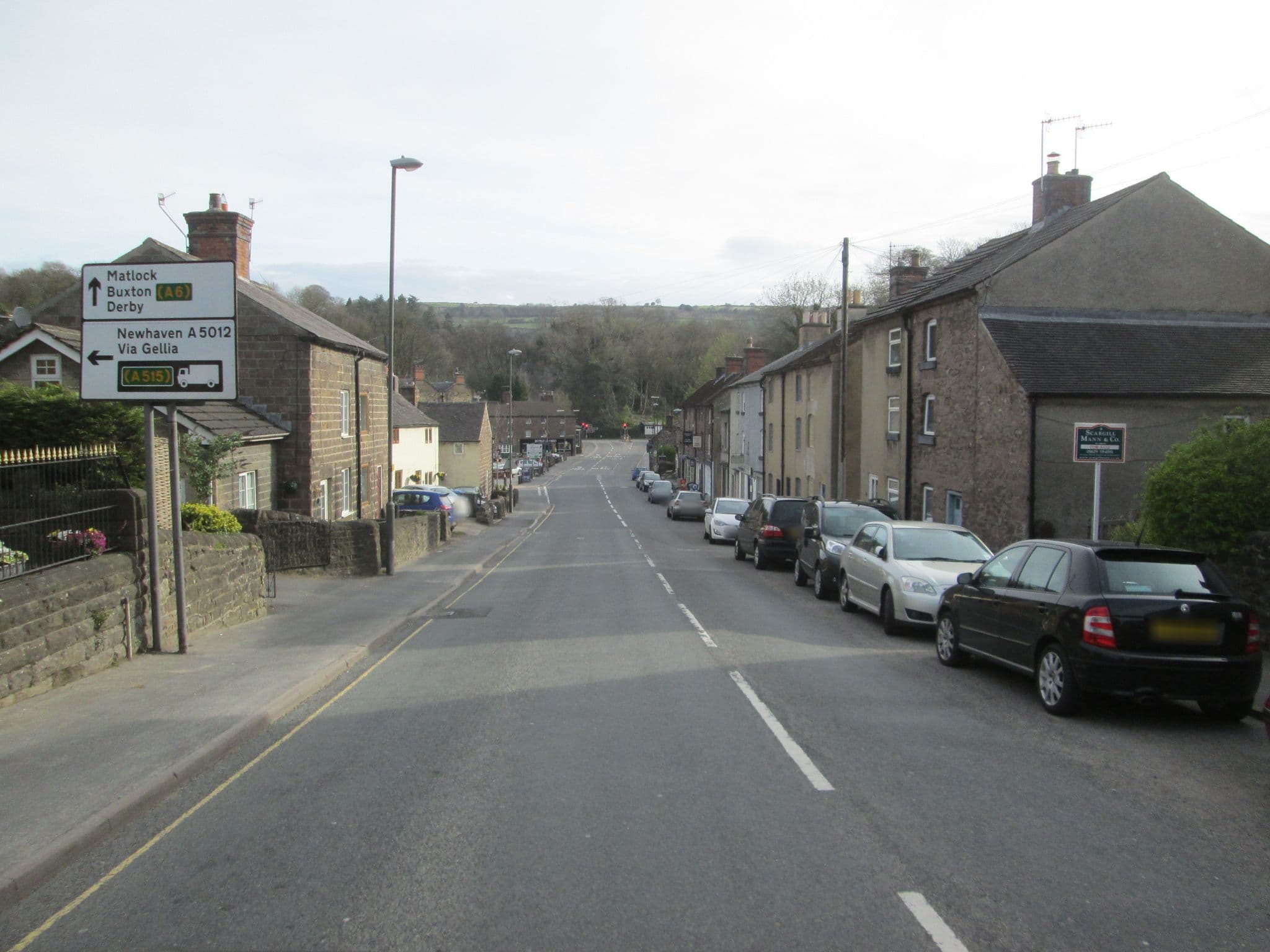 Street view near Mill Workers Cottage, Cromford — © dudone (CC BY-SA · Mapillary)