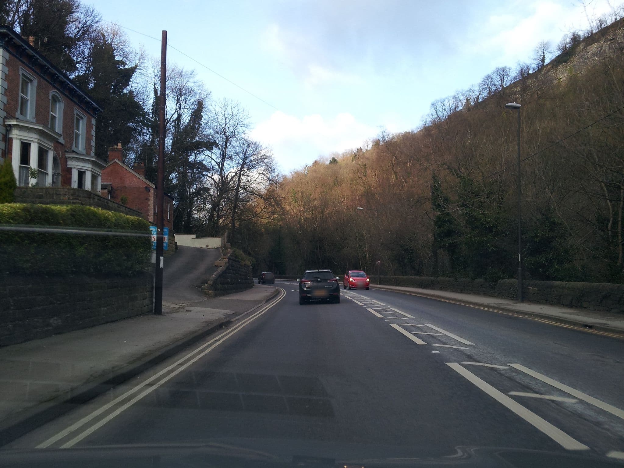 Street view near Matlock bath Matlock, Matlock — © adam2 (CC BY-SA · Mapillary)