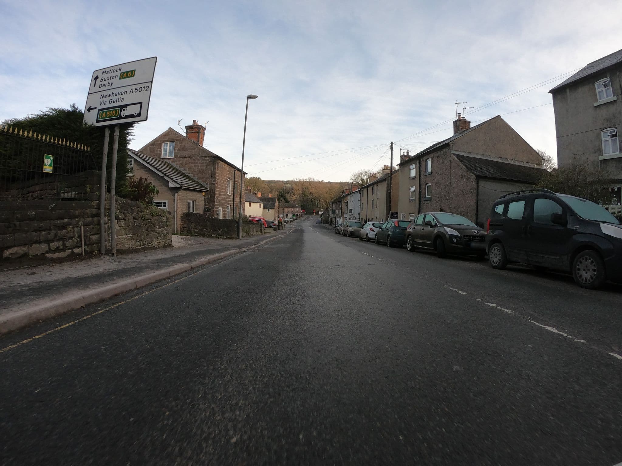 Street view near Rowan Cottage - Entire Place, Cromford — © ntzm (CC BY-SA · Mapillary)