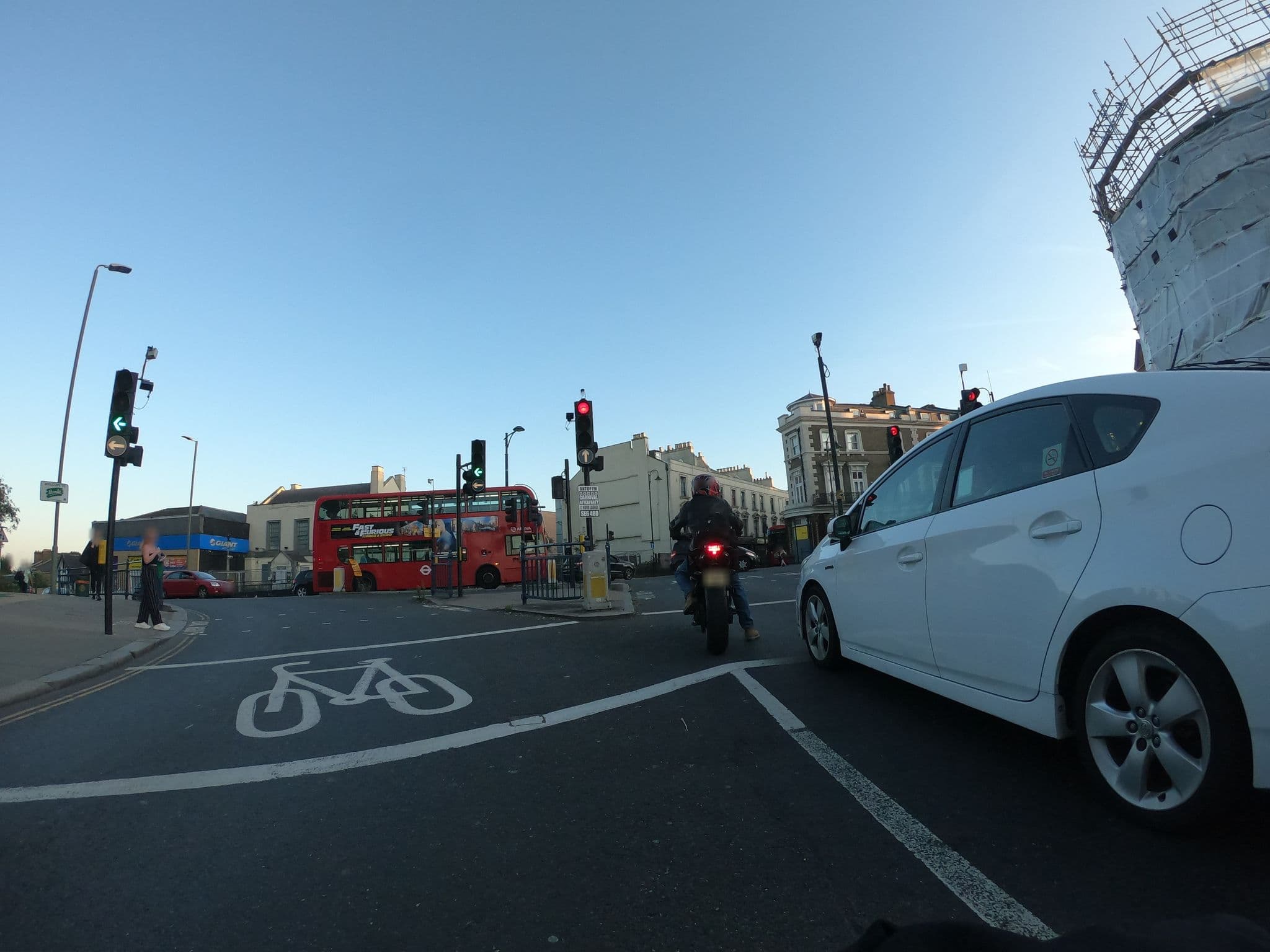 Street view near Westow House Pub & Hotel, Crystal Palace — © paulbiv (CC BY-SA · Mapillary)