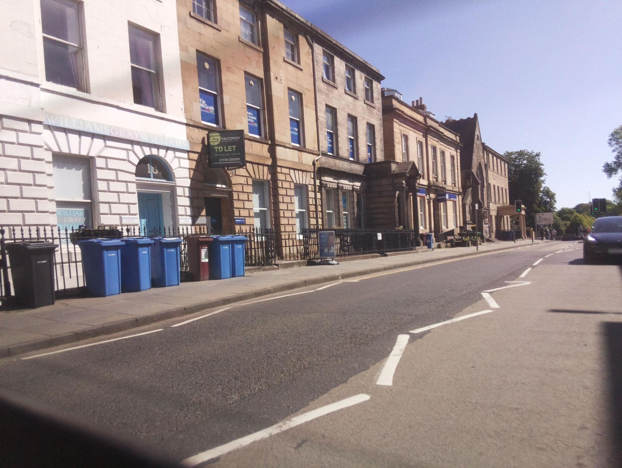Street view near Stylish Private Flat Near St. Andrews Golf Course, Cupar — © southglos (CC BY-SA · Mapillary)