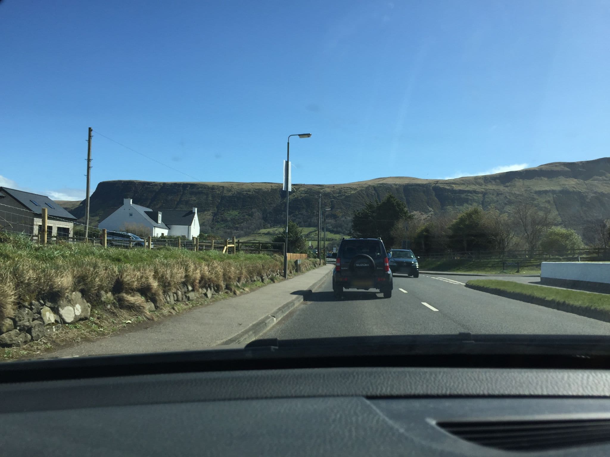 Street view near 1 Bayview B&B Waterfoot, Glenariff — © mackerski (CC BY-SA · Mapillary)