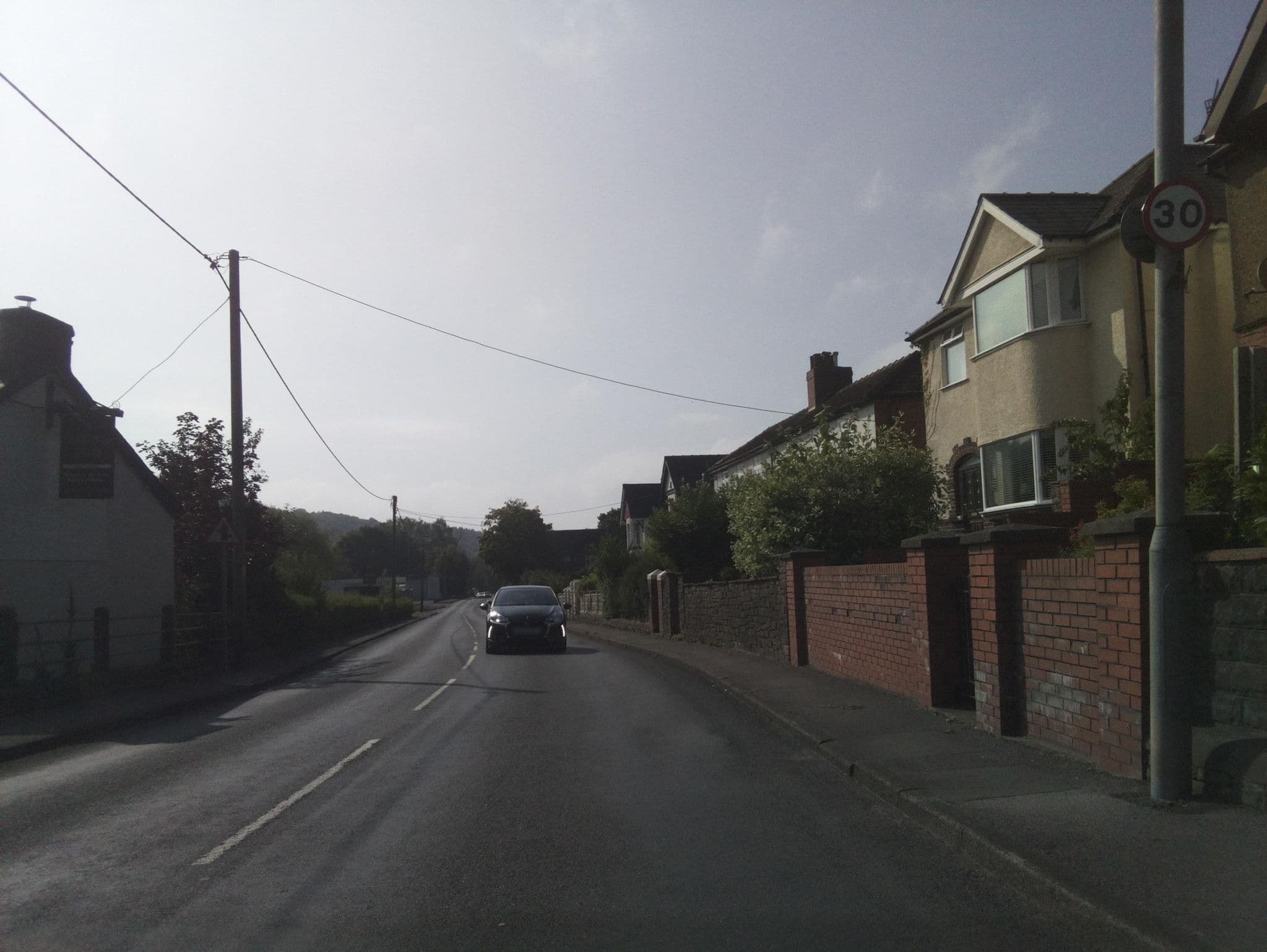Street view near The Rising Sun Inn, Pontypool — © southglos (CC BY-SA · Mapillary)