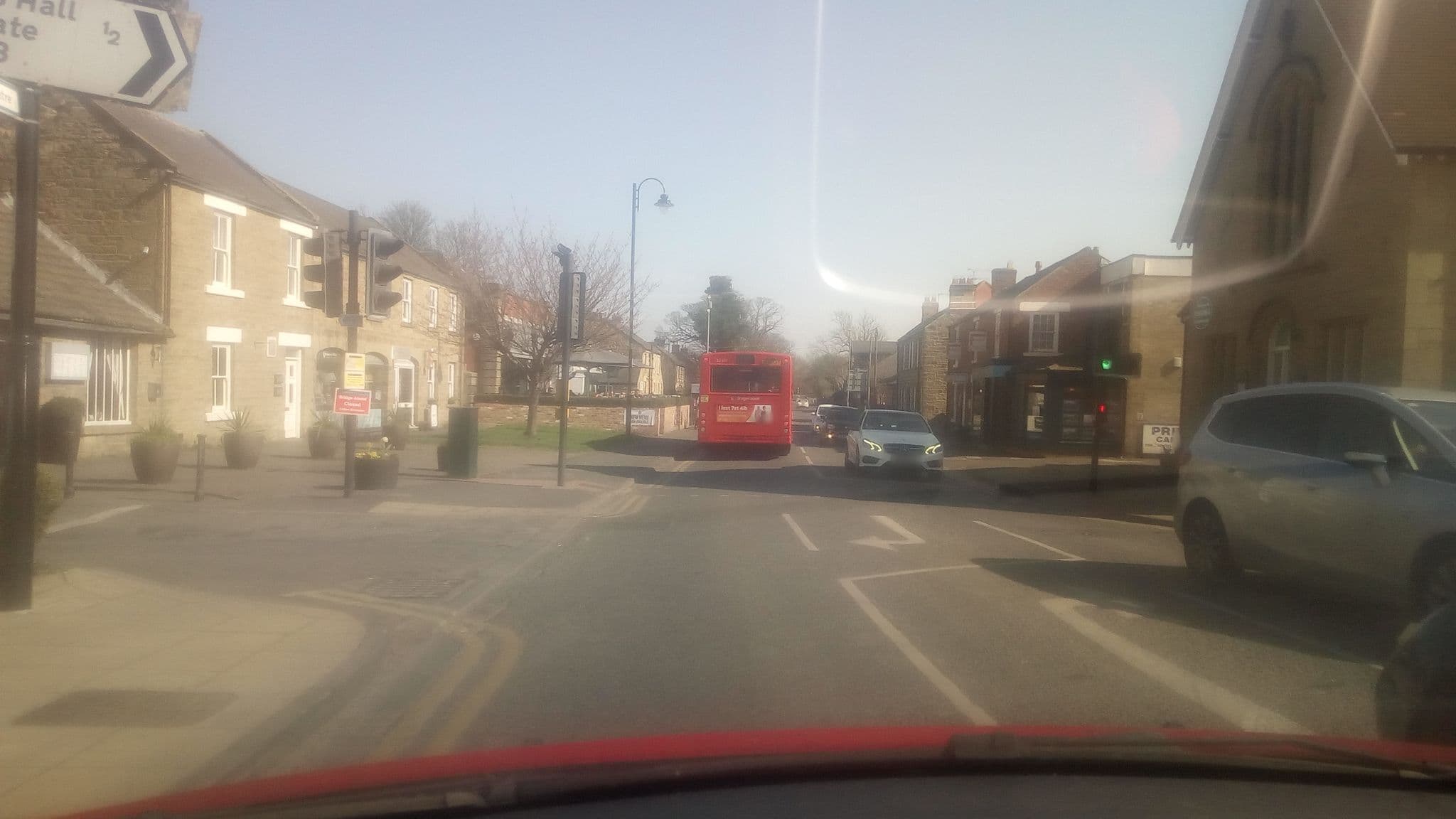 Street view near Hotel, Ponteland — © victuallers (CC BY-SA · Mapillary)