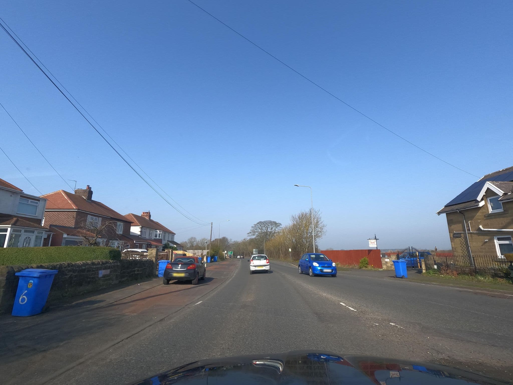 Street view near Stonehaven Lodge closed, Ponteland — © floatingboater (CC BY-SA · Mapillary)