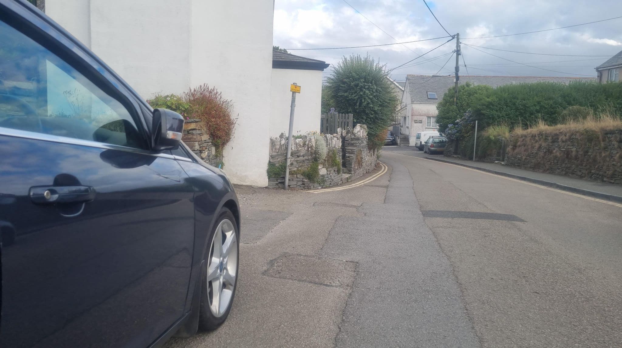 Street view near Two bedroom Rock Cottage, Delabole - Two-Bedroom House, Delabole — © nordmannnick (CC BY-SA · Mapillary)