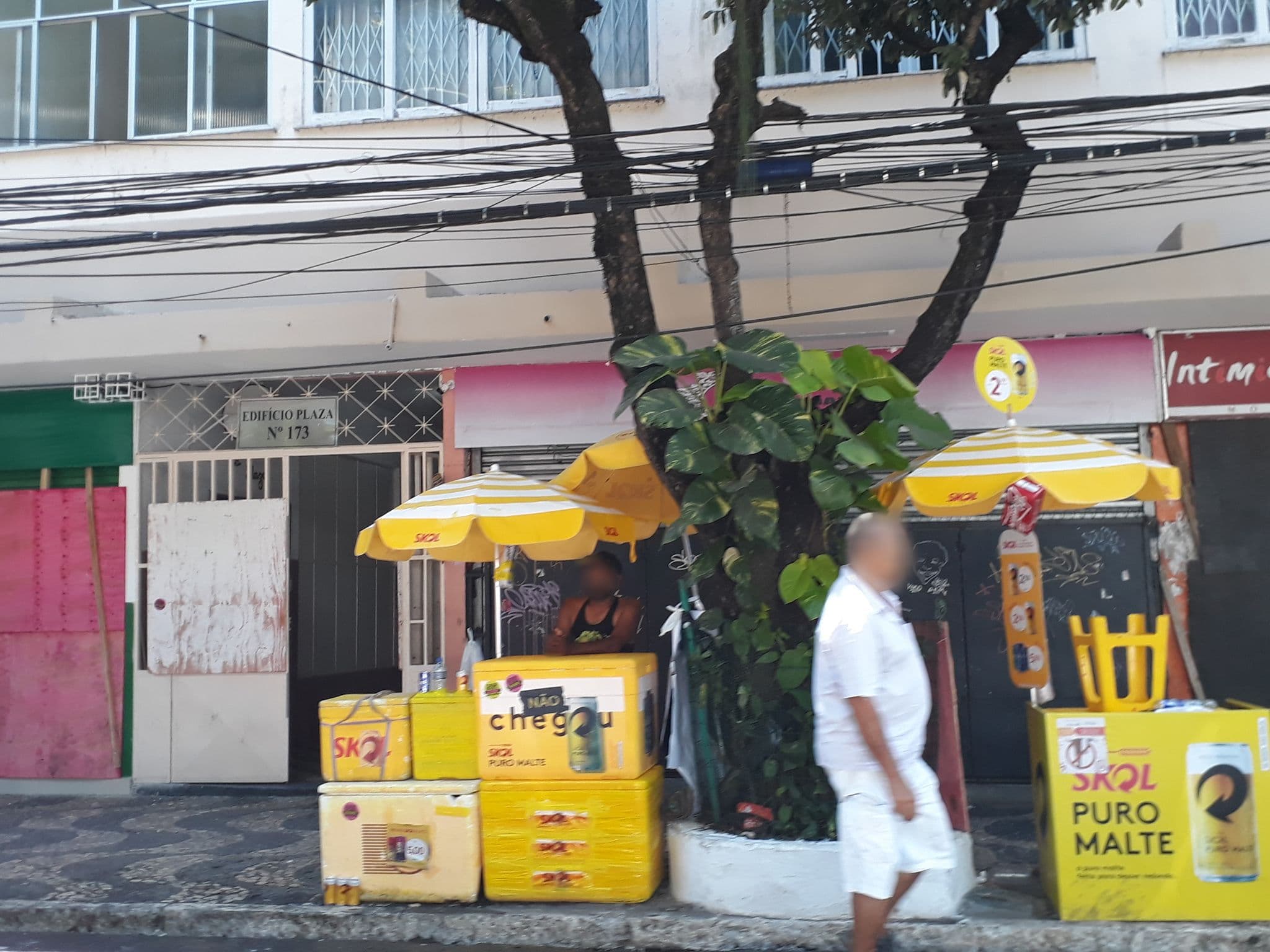Street view near Hotel Campo Grande, Salvador