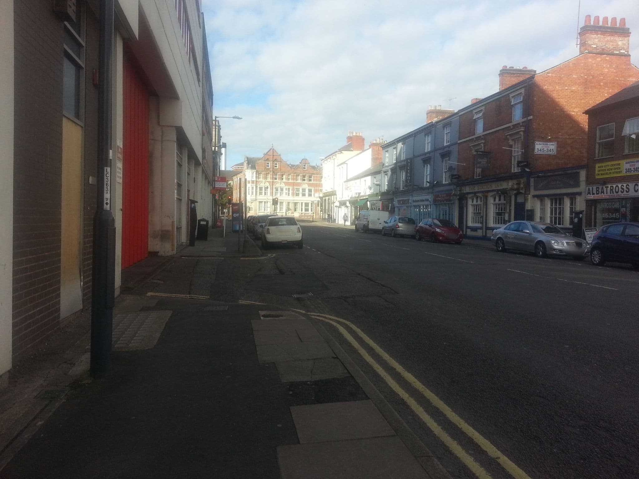Street view near George Hotel, Derby — © matth81 (CC BY-SA · Mapillary)