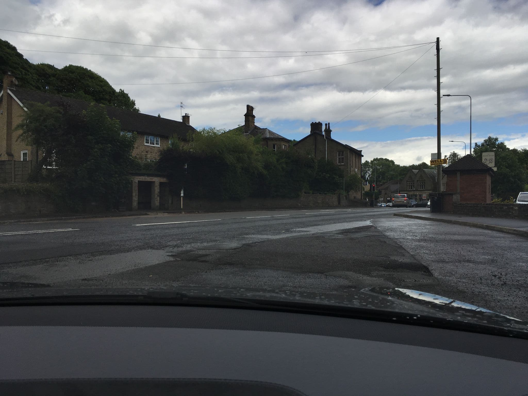 Street view near Ram's Head Hotel, Disley — © julianlb (CC BY-SA · Mapillary)