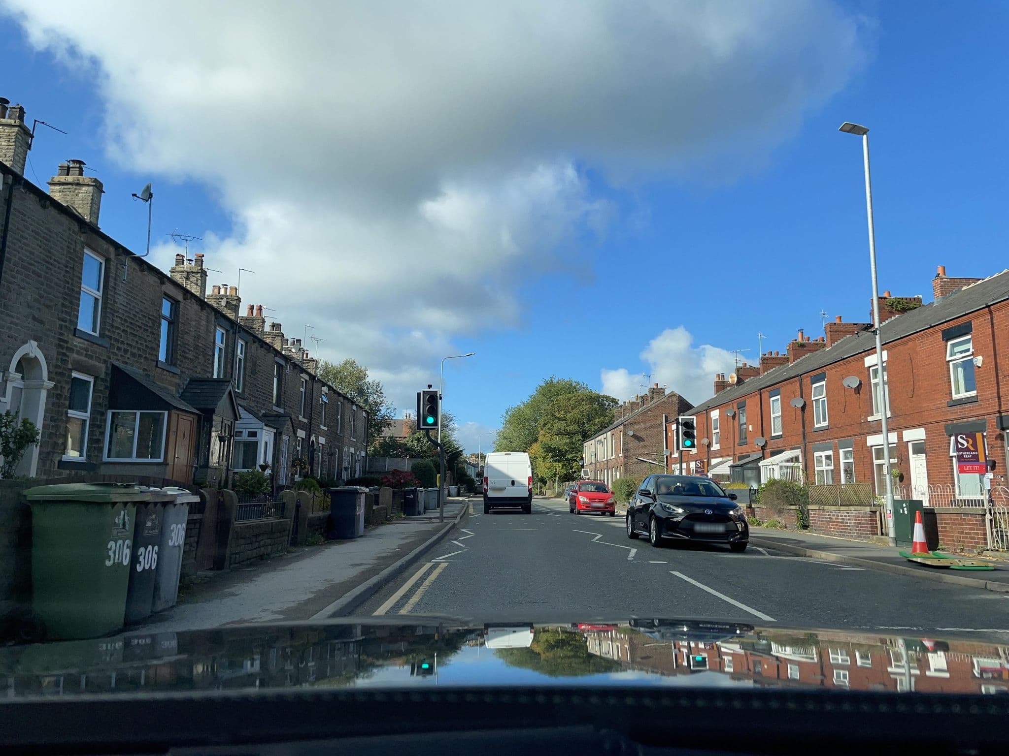 Street view near Immaculate 1-bed House in Newtown, Disley, New Mills — © wasd42 (CC BY-SA · Mapillary)