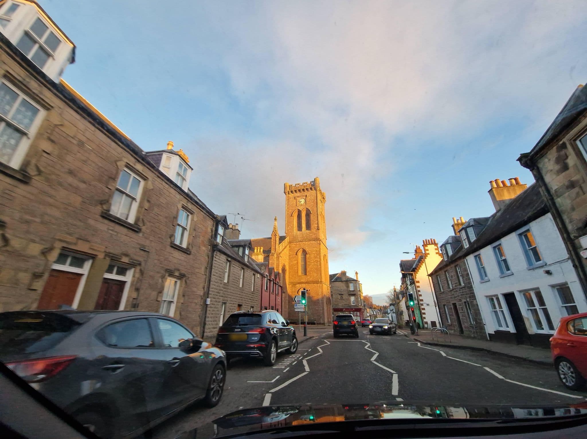 Street view near The Highlands, Doune — © houtari (CC BY-SA · Mapillary)