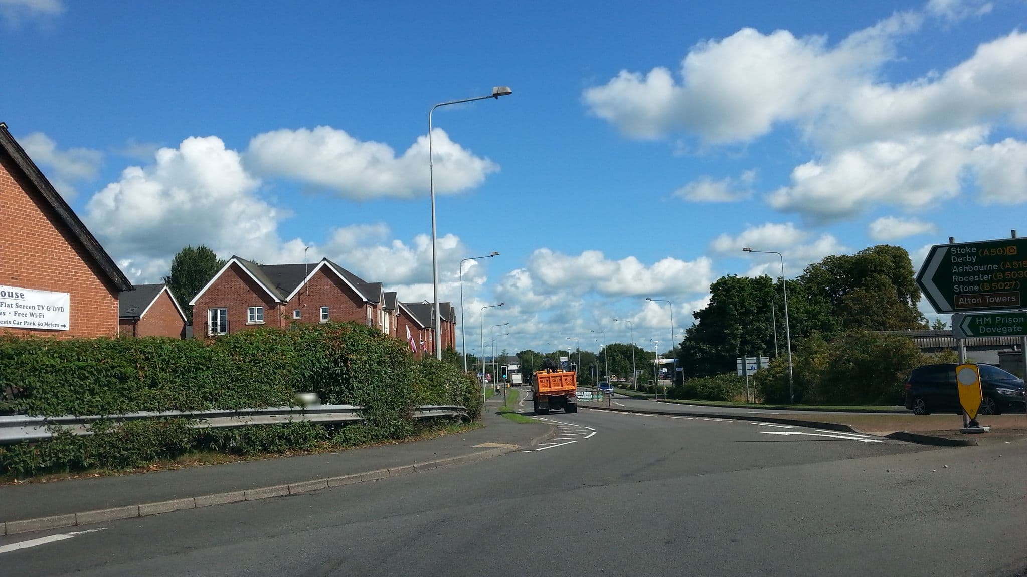 Street view near Meadows Way Guest House, Uttoxeter — © adam2 (CC BY-SA · Mapillary)