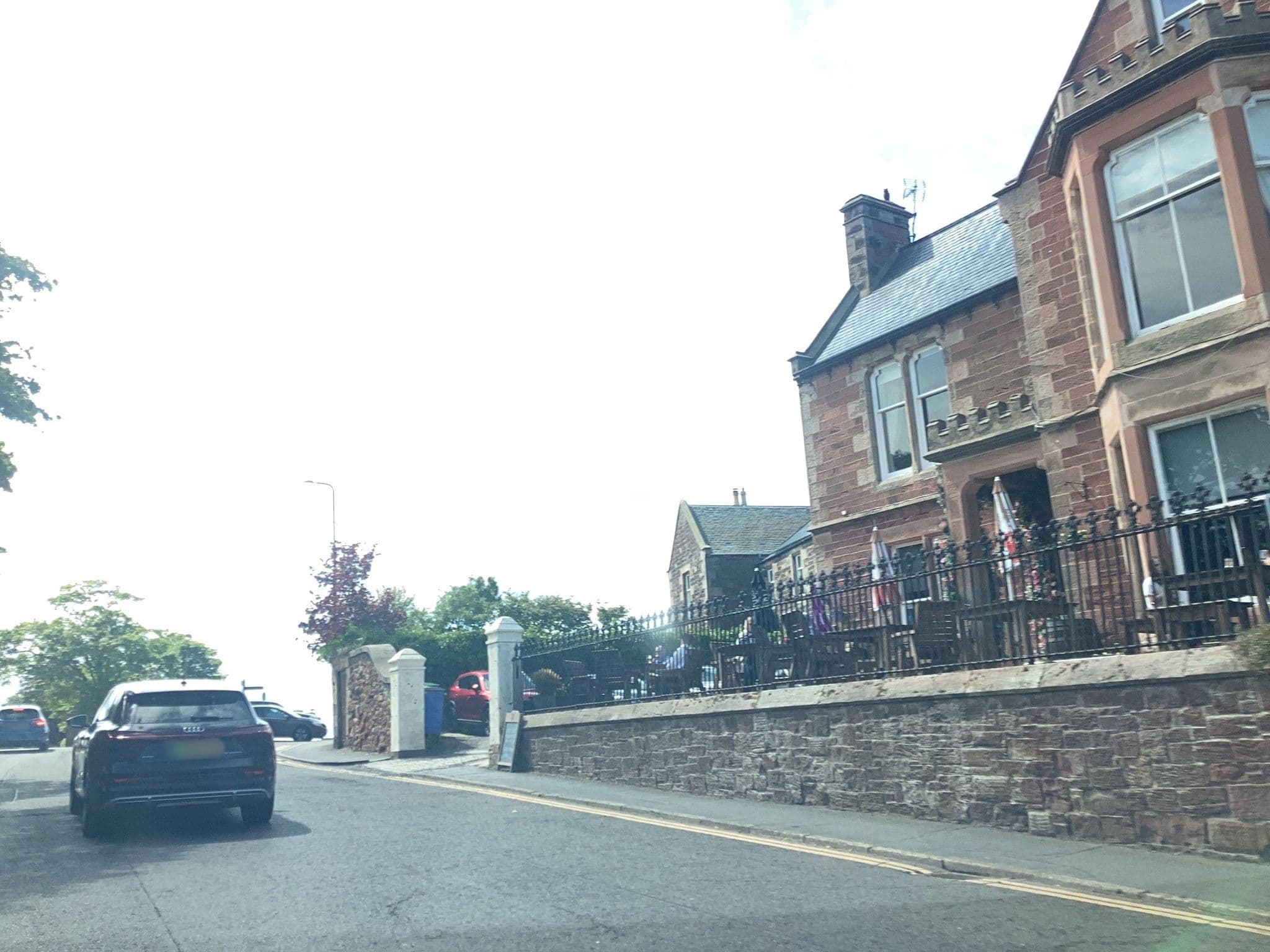 Street view near Royal Mackintosh Hotel 'Book direct for best B&B rates', Dunbar — © lucagm (CC BY-SA · Mapillary)