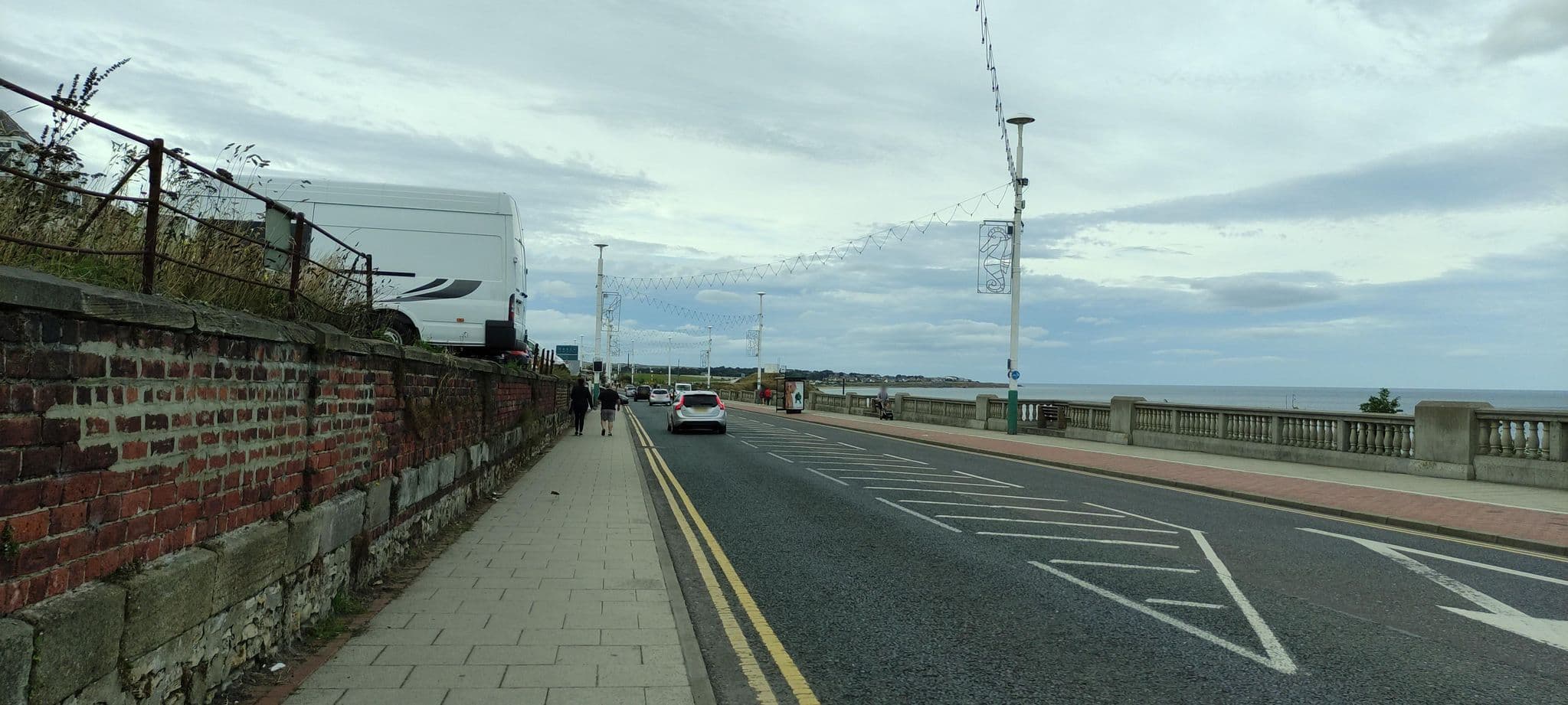 Street view near The Balmoral Terrace Guest Houses - Double Room with Four Poster bed and Sea View - T2, Sunderland — © jethro10 (CC BY-SA · Mapillary)