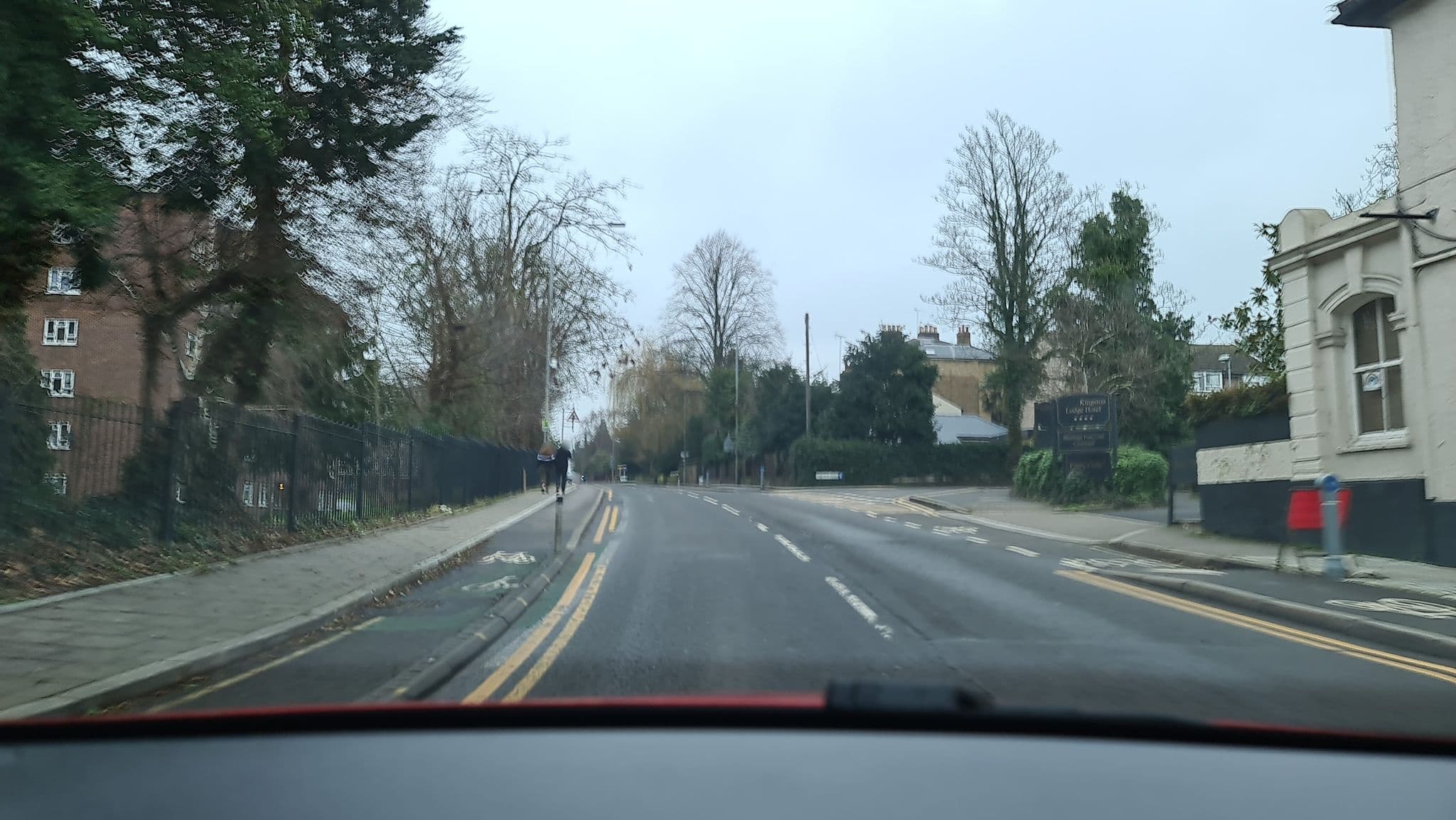 Street view near Kingston Lodge Hotel London, Kingston Upon Thames, Norbiton — © alexanderar (CC BY-SA · Mapillary)