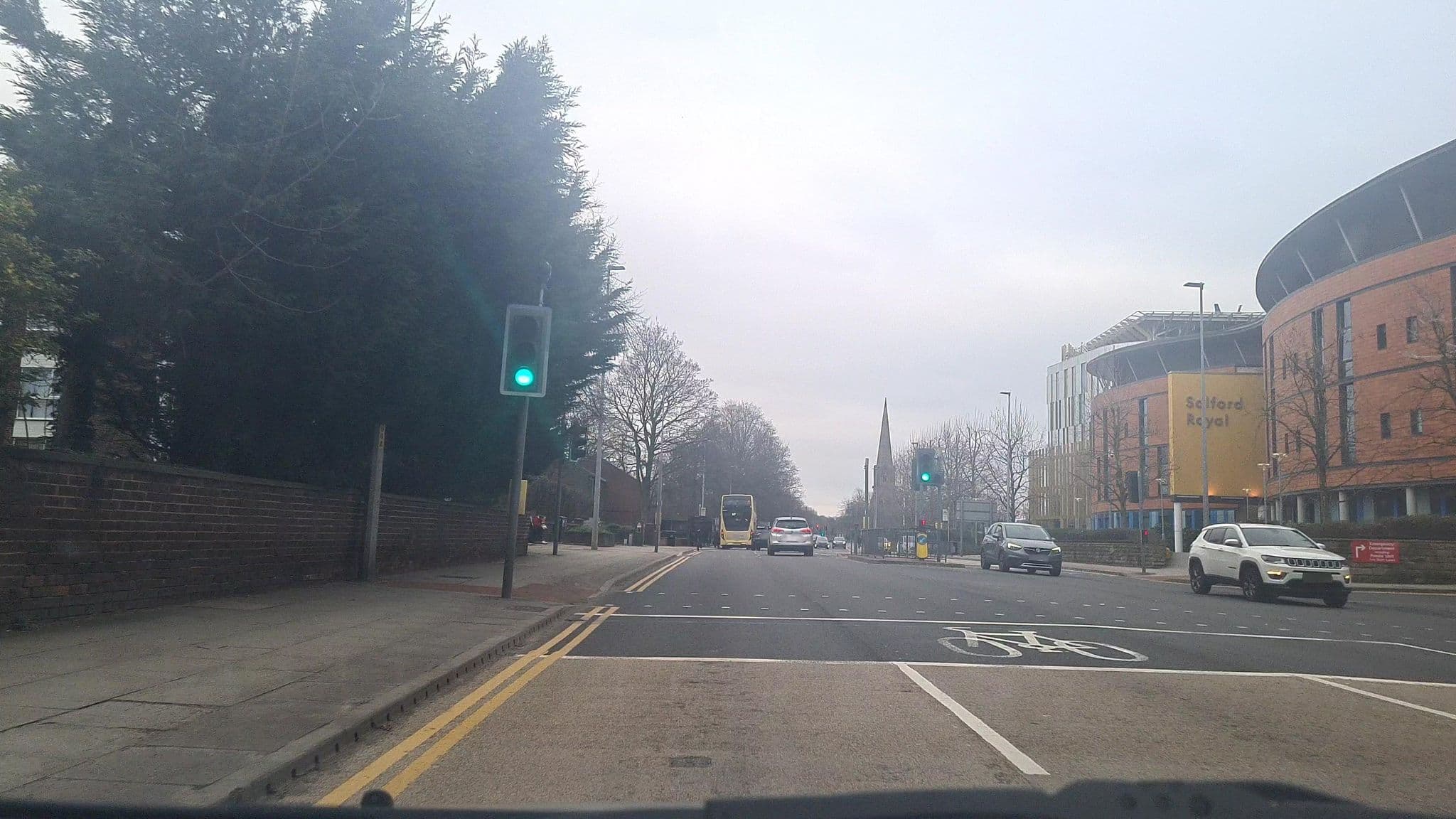 Street view near Apex Salford Rooms, Eccles — © mappo2 (CC BY-SA · Mapillary)