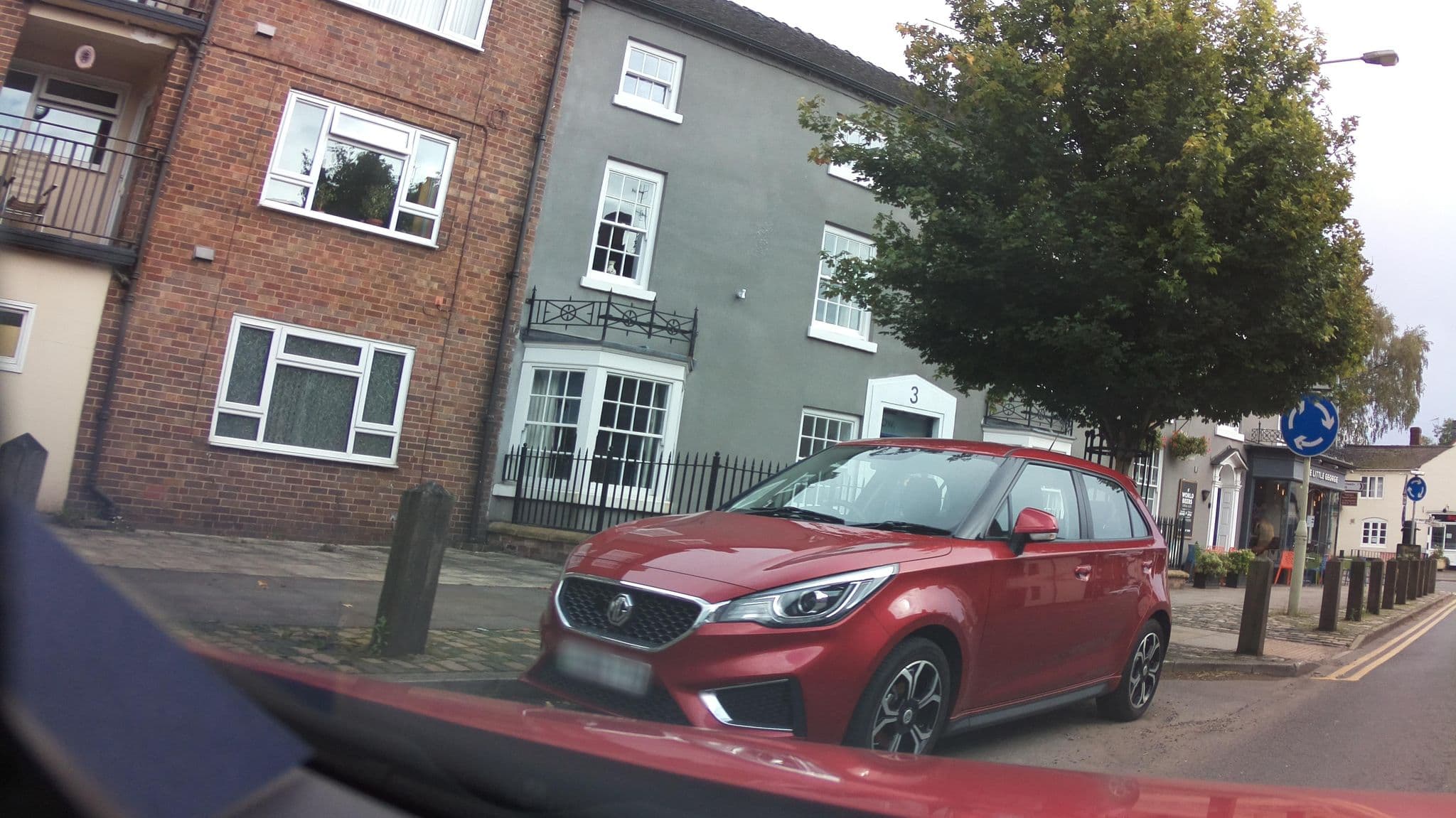 Street view near The Little George, Eccleshall — © southglos (CC BY-SA · Mapillary)