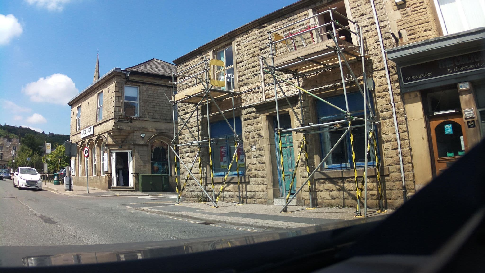 Street view near Railway Hotel, Ramsbottom — © southglos (CC BY-SA · Mapillary)