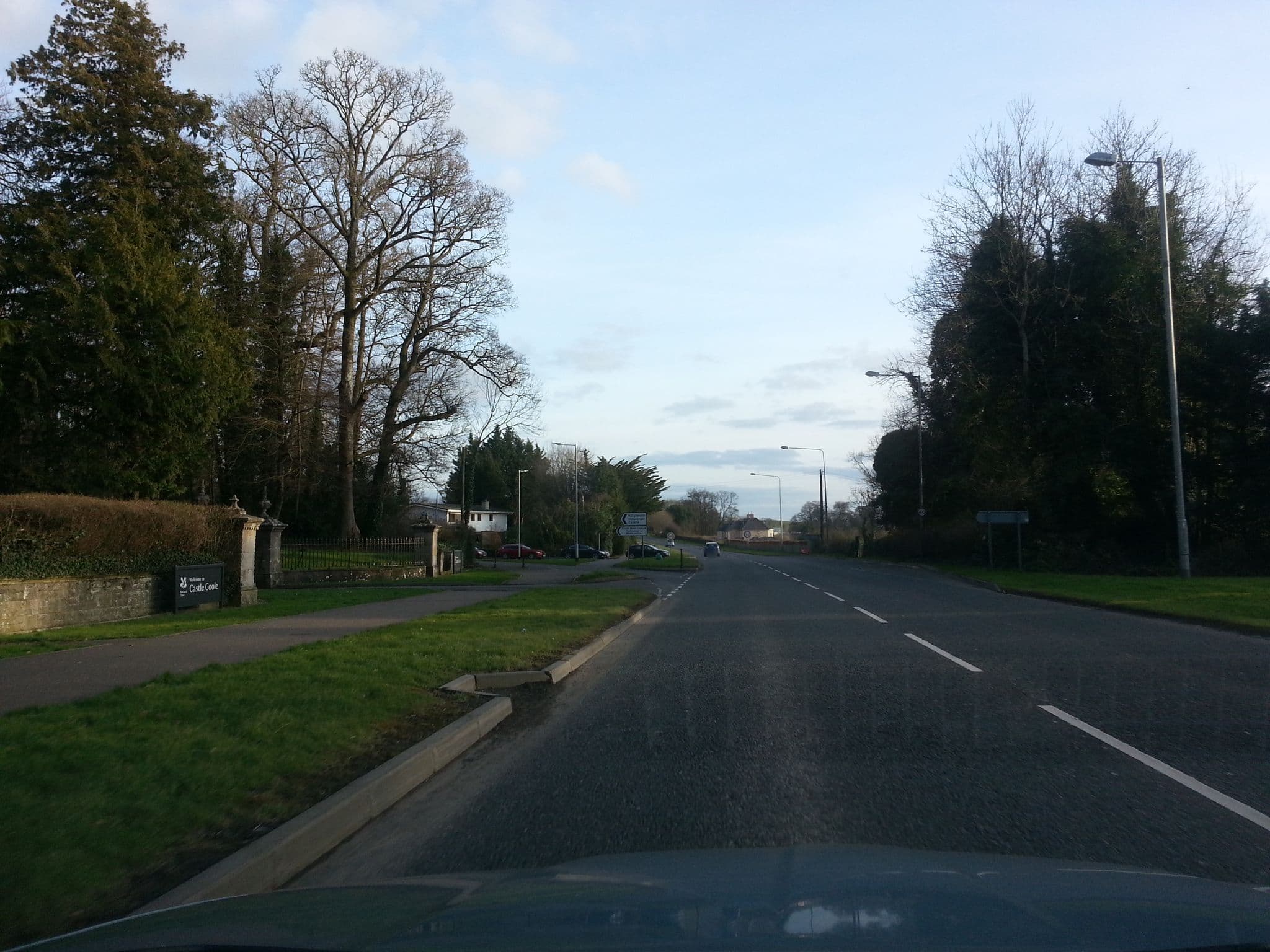 Street view near Killyhevlin Hotel, Enniskillen — © mcda (CC BY-SA · Mapillary)